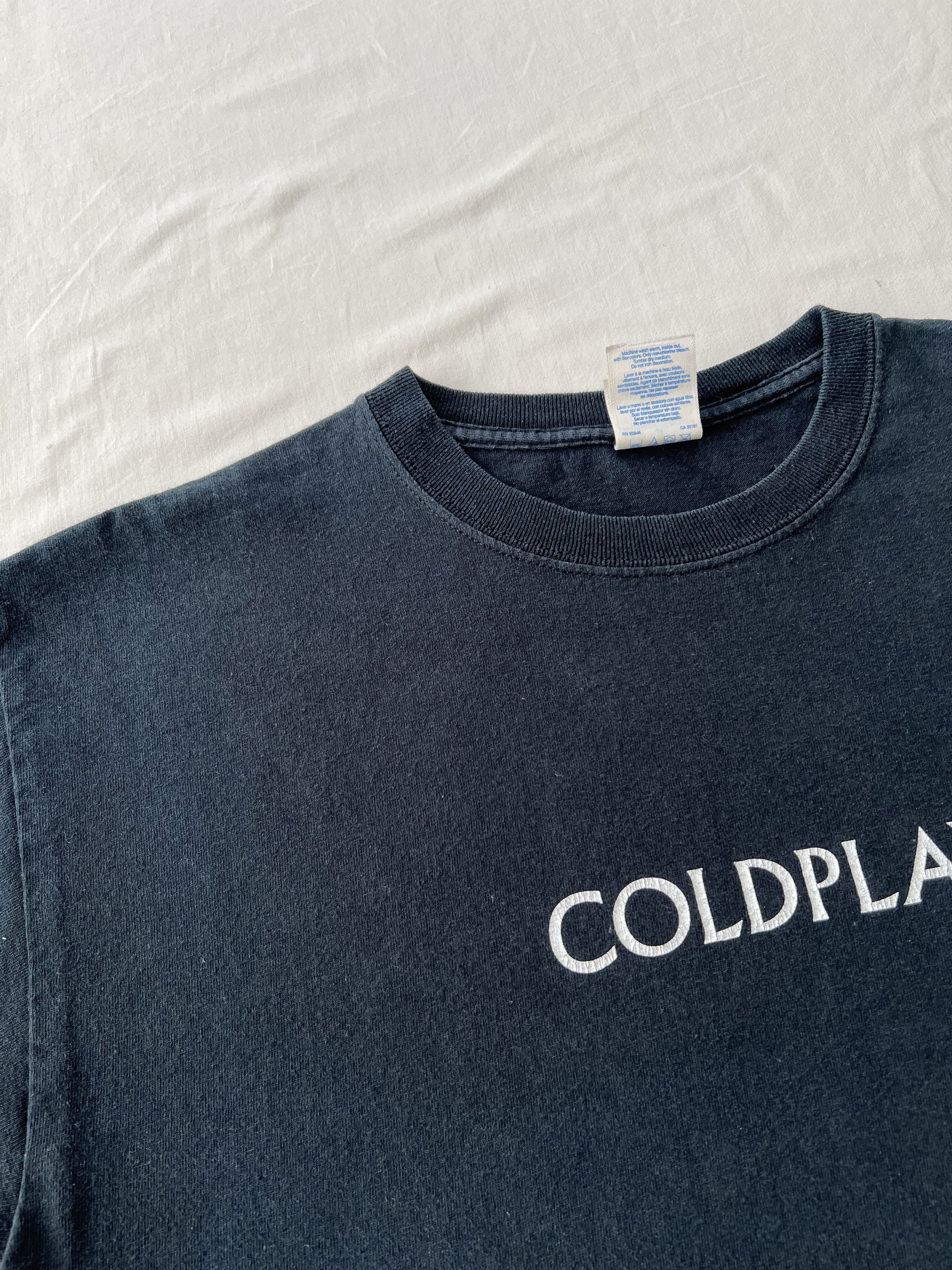 Band Tees Vintage 2000s Coldplay X&Y Rock Band Black T-shirt Size US M / EU 48-50 / 2 - 11 Thumbnail