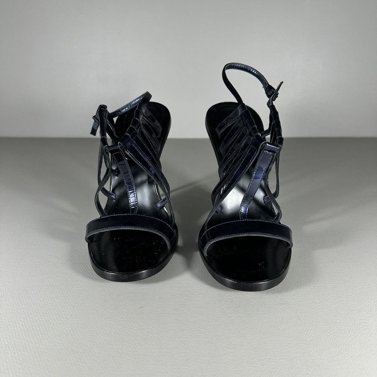 Giorgio Armani Runway Giorgio Armani S/S 17 Leather Heels Size US 7.5 / IT 37.5 - 3 Thumbnail