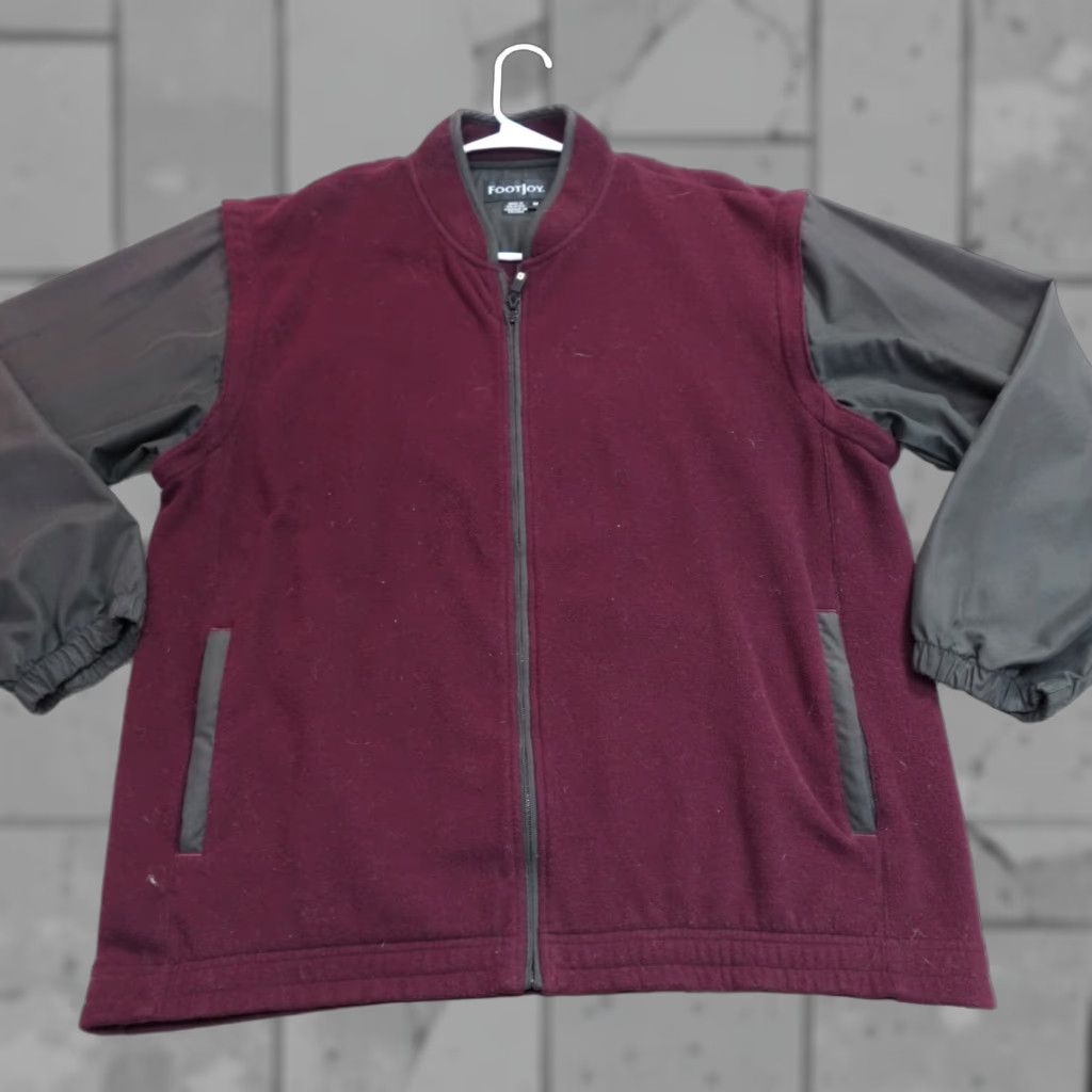 Footjoy FootJoy Jacket Short Red Black Removable Sleeves Fleece Vest Men's M Zip Windbreaker Golf Size US M / EU 48-50 / 2 - 1 Thumbnail