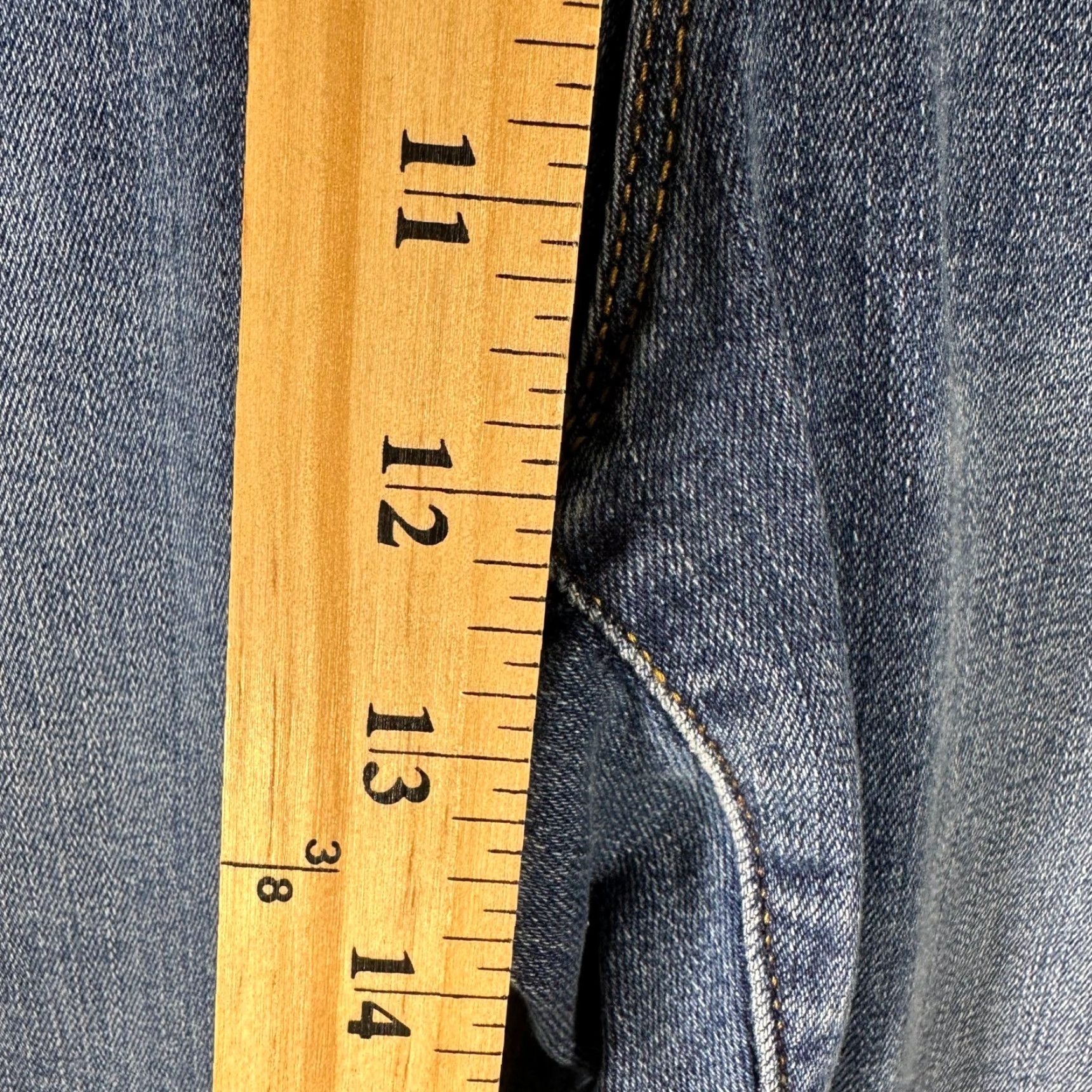 J.Crew J.Crew High Rise Skinny Jeans Button Fly Blue Denim Plus 35 Womens Vintage No New Size 24" / US 00 / IT 34 - 5 Thumbnail