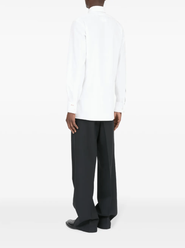 Maison Margiela BNWT AW24 MAISON MARGIELA POINTED COLLAR SHIRT 41 Size US M / EU 48-50 / 2 - 17 Thumbnail