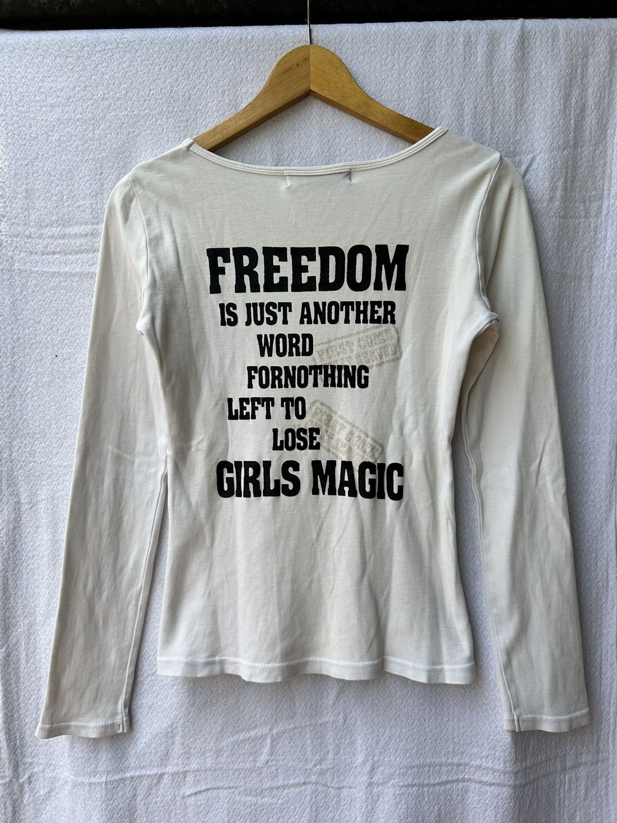 If Six Was Nine × Japanese Brand × Le Grande Bleu (L.G.B.) On the crest japanese freedom poem longsleeve Size US S / EU 44-46 / 1 - 2 Thumbnail
