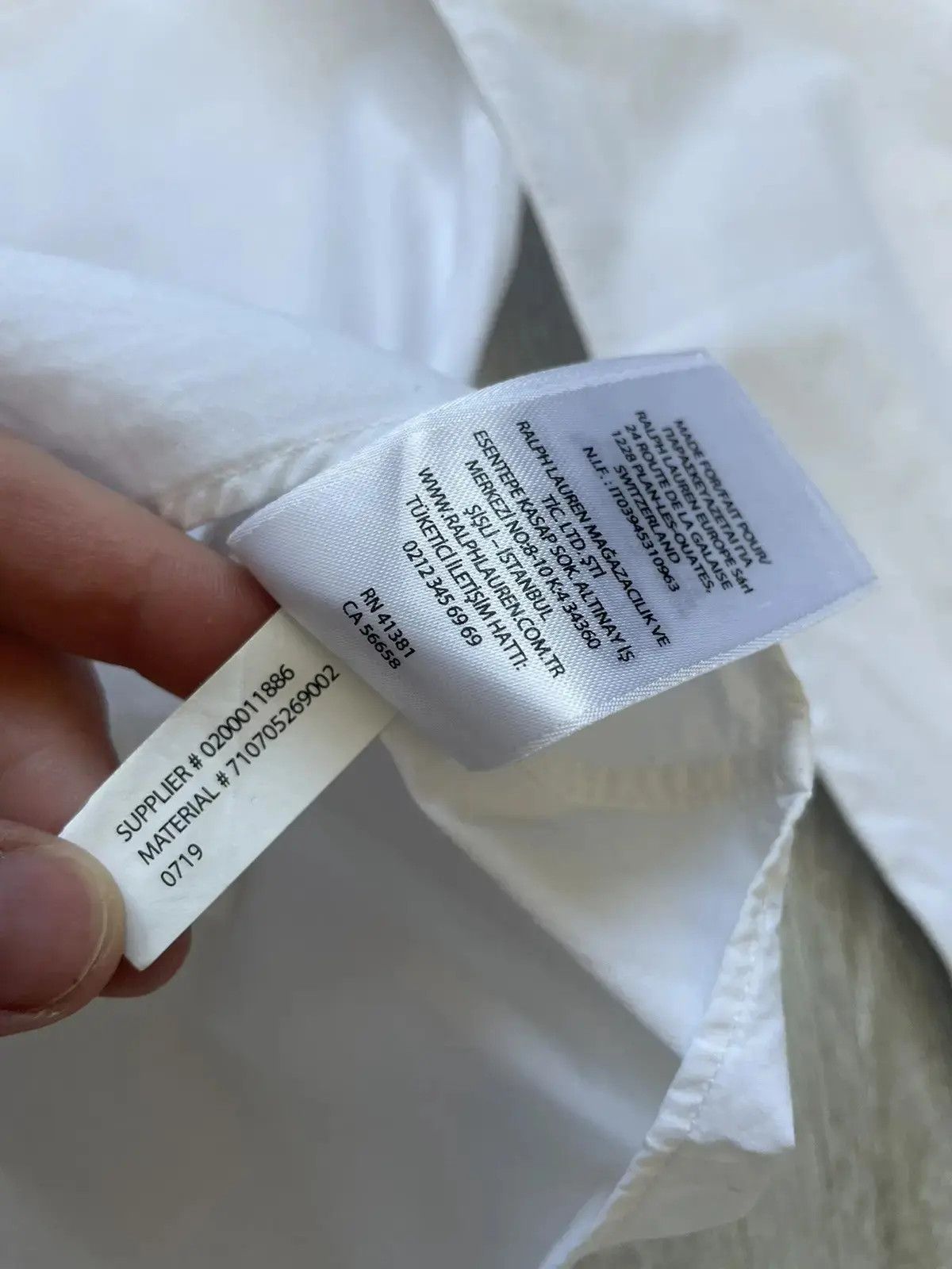 Polo Ralph Lauren Polo Ralph Lauren White Shirt Slim Fit Size US S / EU 44-46 / 1 - 7 Thumbnail