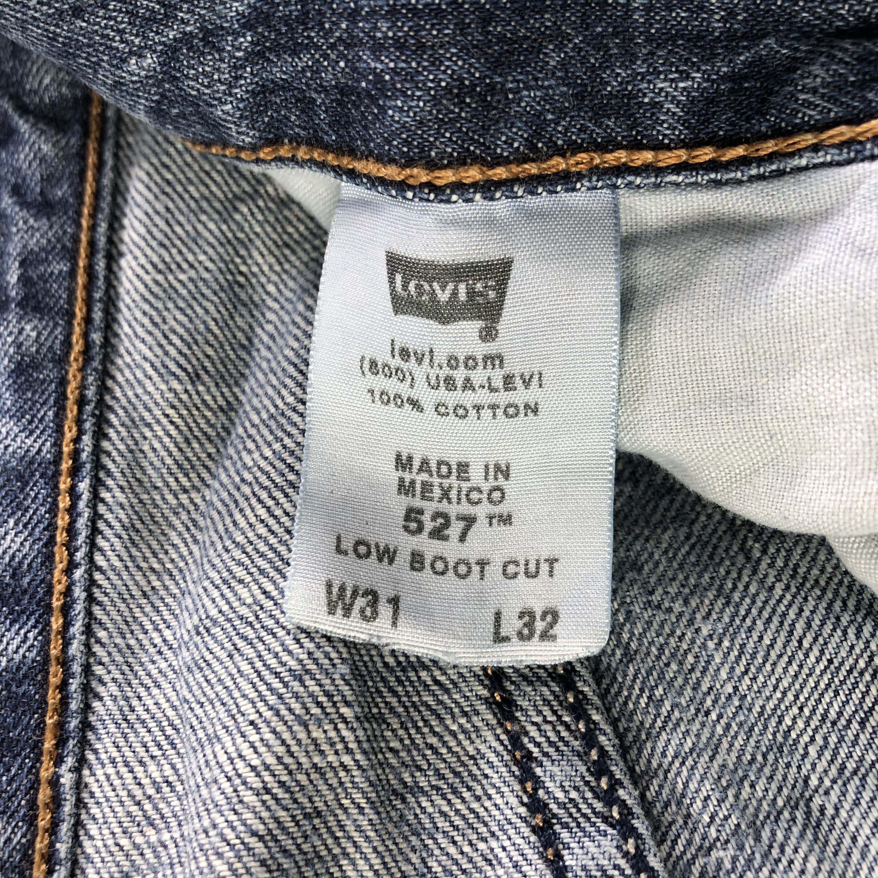 Levi's Vintage Blue Wash Levis 527 Jeans-J3536 Size US 31 - 10 Thumbnail