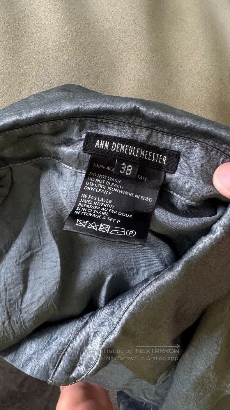 Ann Demeulemeester Ann Demeulemeester Gray Blue Shirt. Size US M / EU 48-50 / 2 - 8 Thumbnail