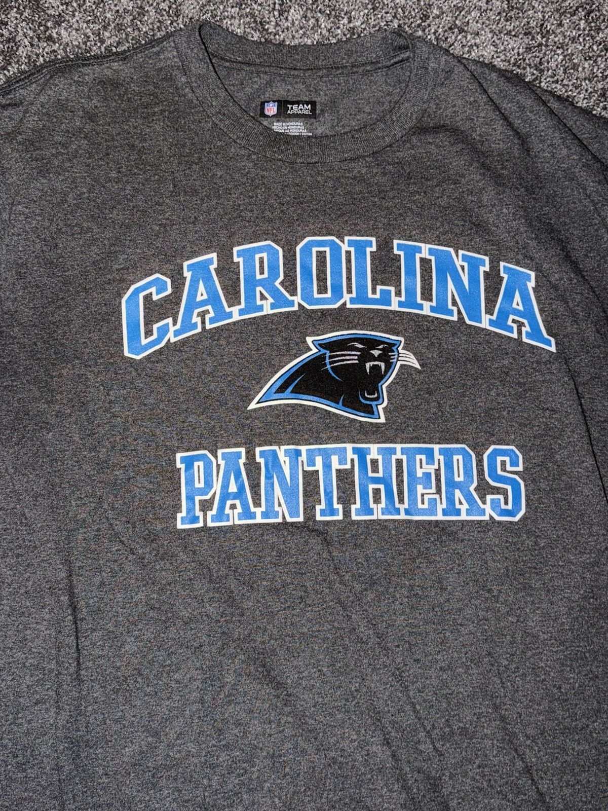 NFL NFL Team Apparel Carolina Panthers Football Shirt Large Size US L / EU 52-54 / 3 - 6 Thumbnail