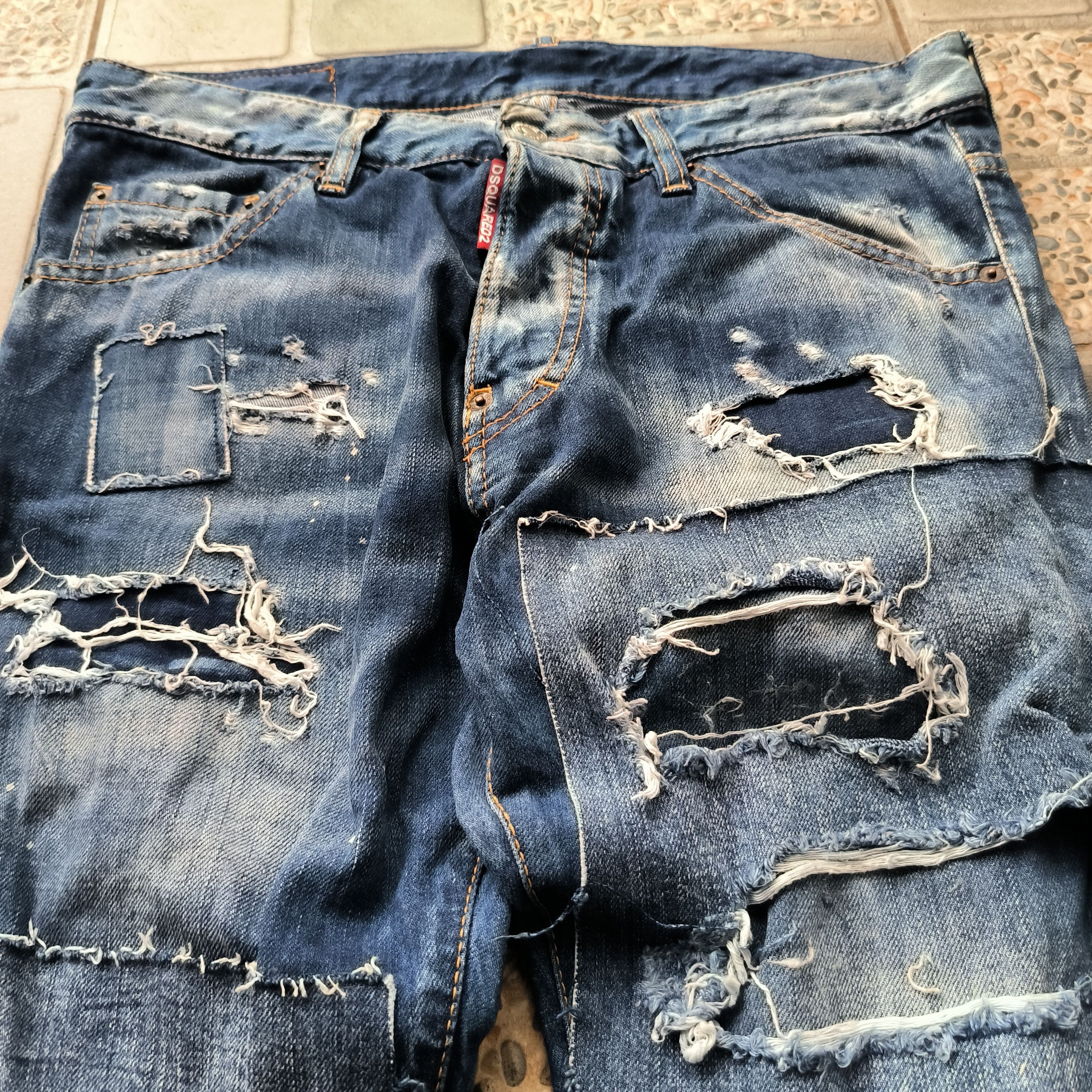 Dsquared2 DSQUARED2 Distressed Jeans Size US 31 - 2 Thumbnail