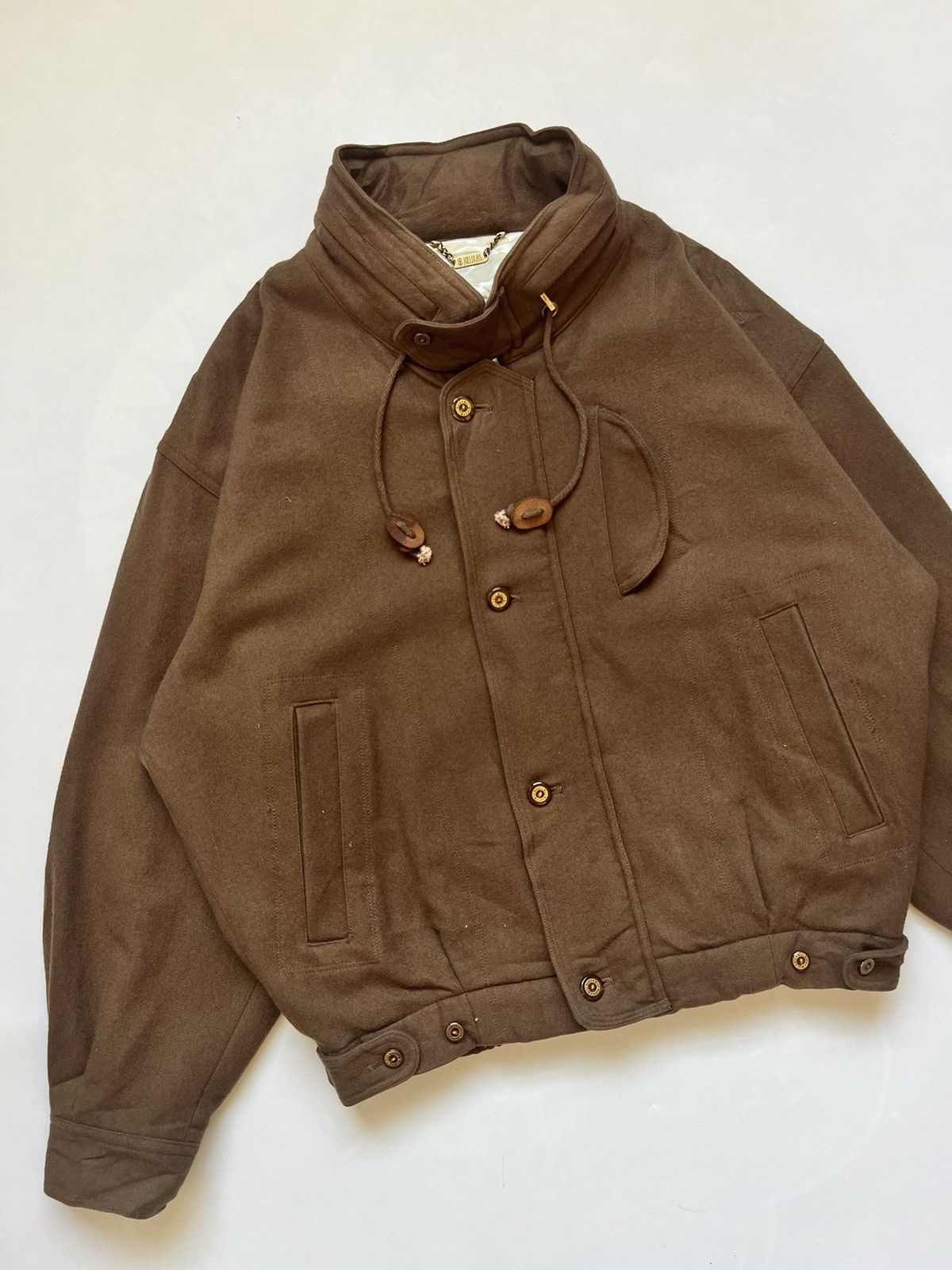 Bill Blass Bill Blass Wool Hair Bomber Jacket Size US L / EU 52-54 / 3 - 2 Thumbnail