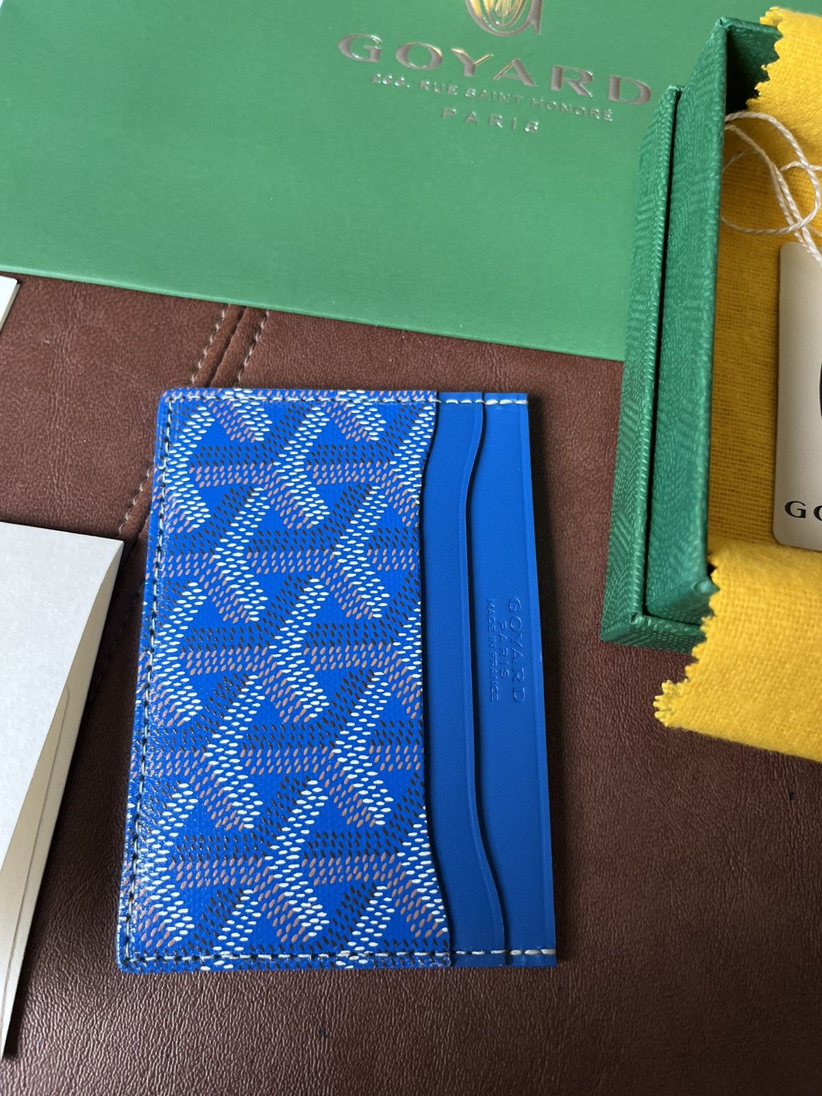 Goyard Brand New Giftable Goyard Leather Card Holder Size ONE SIZE - 14 Thumbnail