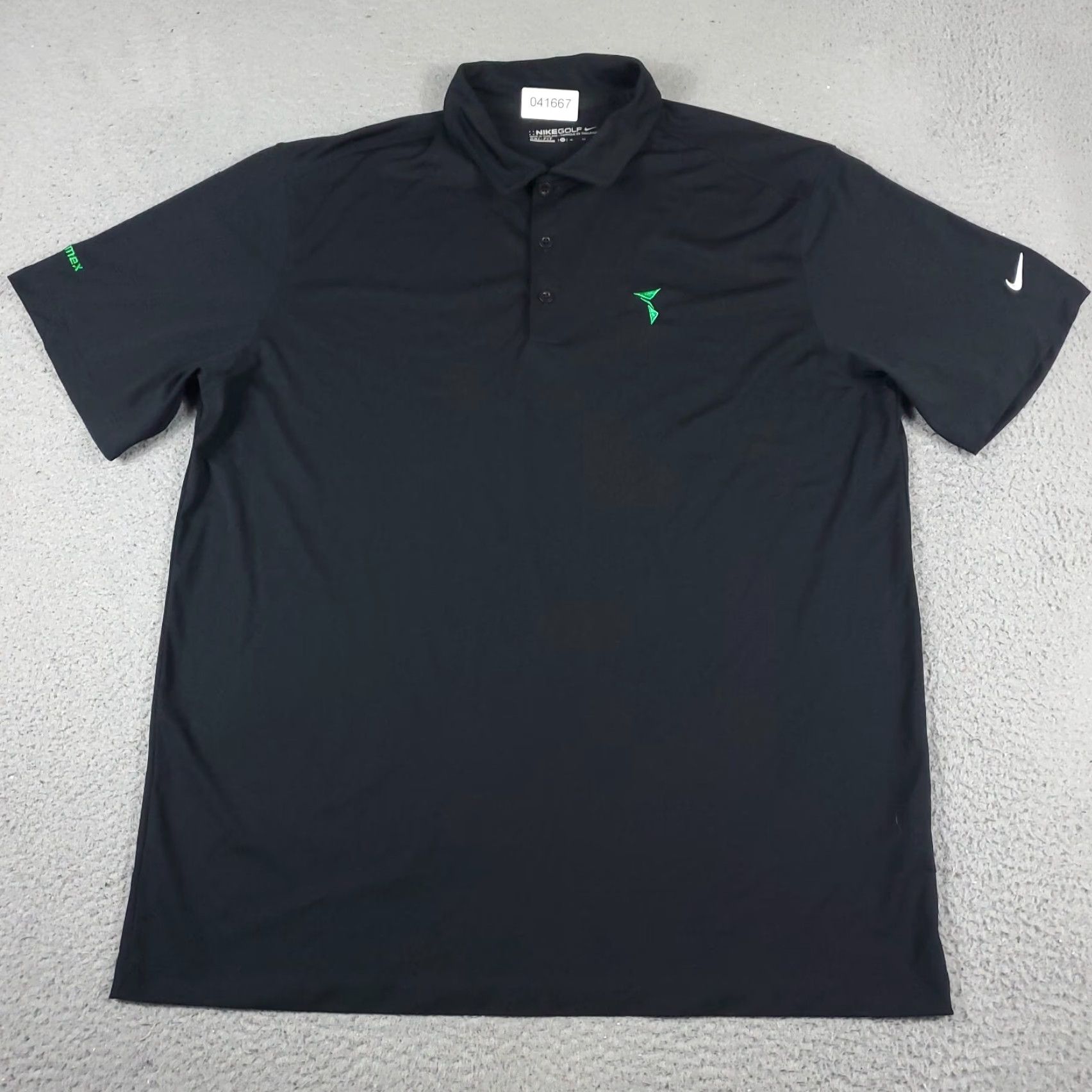 Nike Nike Golf Polo Shirt Mens XL Black Swoosh Short Sleeve Polo Modern Casual Golf Shirt Mens XL Black Nike Dri-Fit Size US XL / EU 56 / 4 - 2 Thumbnail
