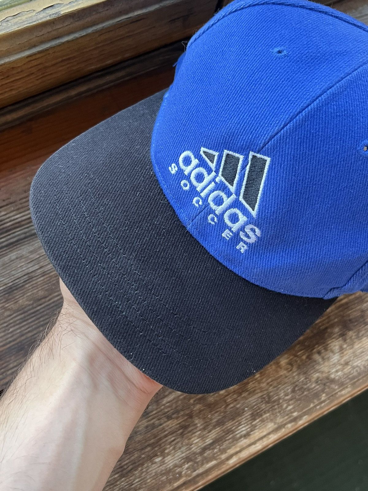 Adidas Vintage Hat Adidas Soccer Y2K Football Cap Size ONE SIZE - 3 Thumbnail