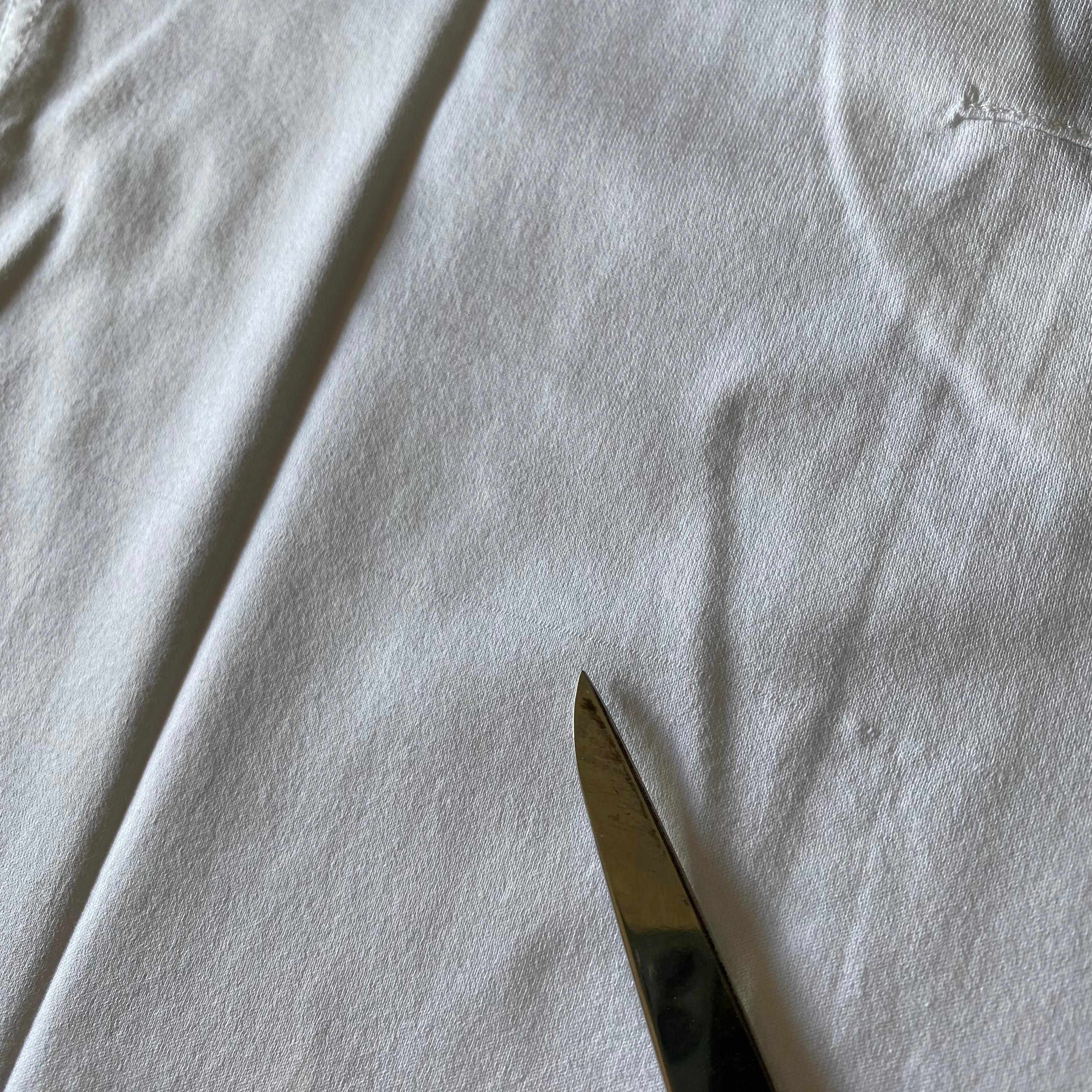 Givenchy White Printed Chest Star Split Hem Oversized T-Shirt Size US M / EU 48-50 / 2 - 5 Thumbnail