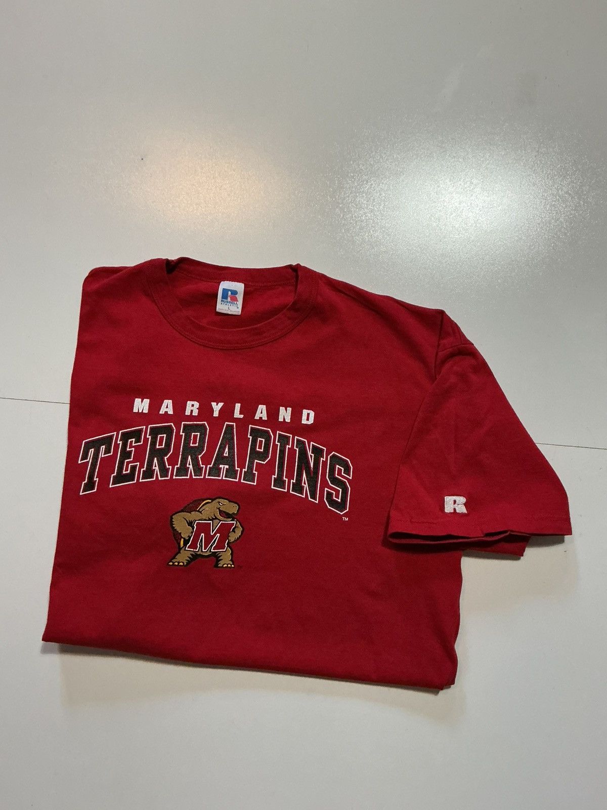 Russell Athletic VTG Russell Athletic Maryland University Terrapins T-Shirt Size US L / EU 52-54 / 3 - 1 Thumbnail