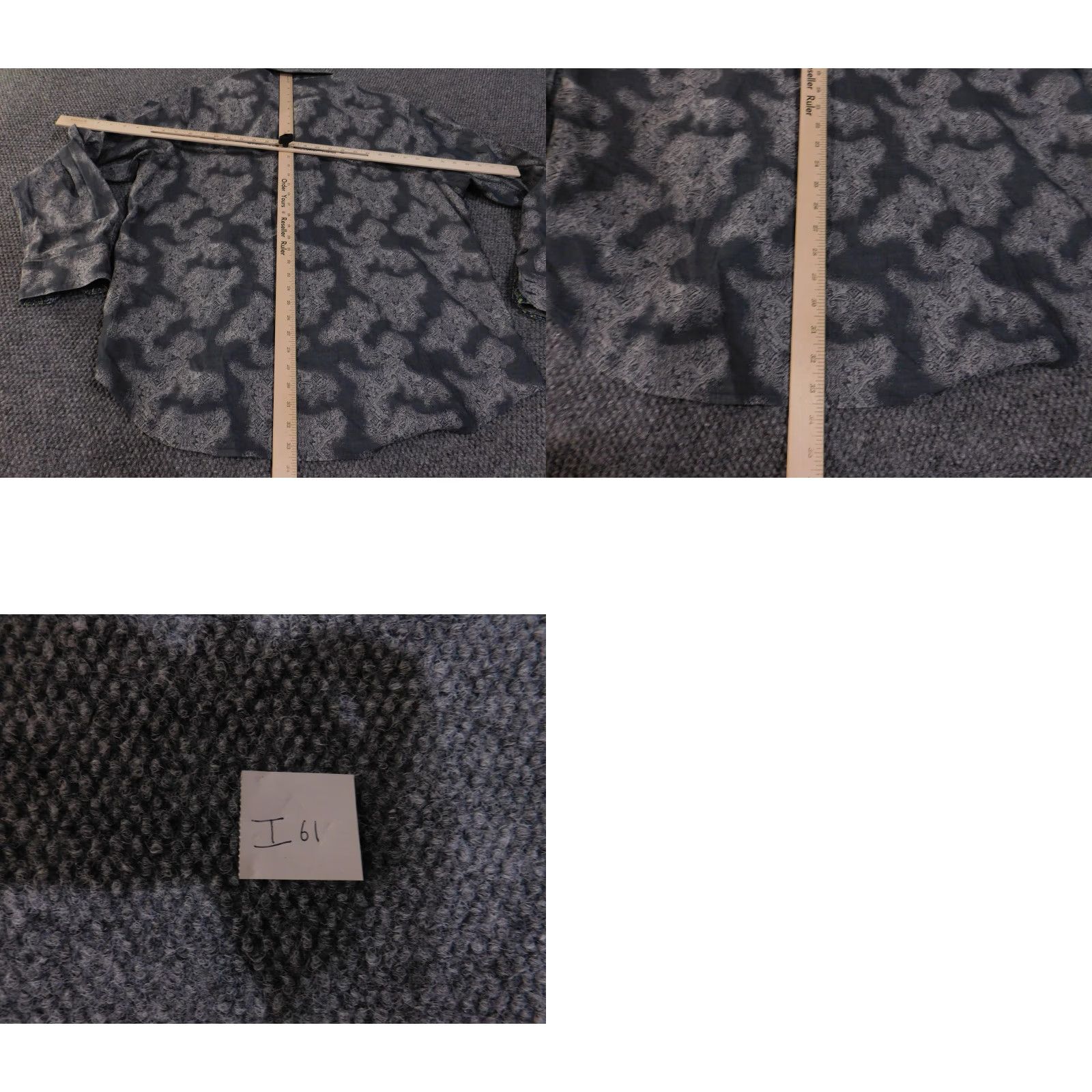 Robert Graham Robert Graham Shirt Mens 2XL Gray Paisley Floral Button Up Long Sleeve Dress Shirt Size 48R - 10 Thumbnail