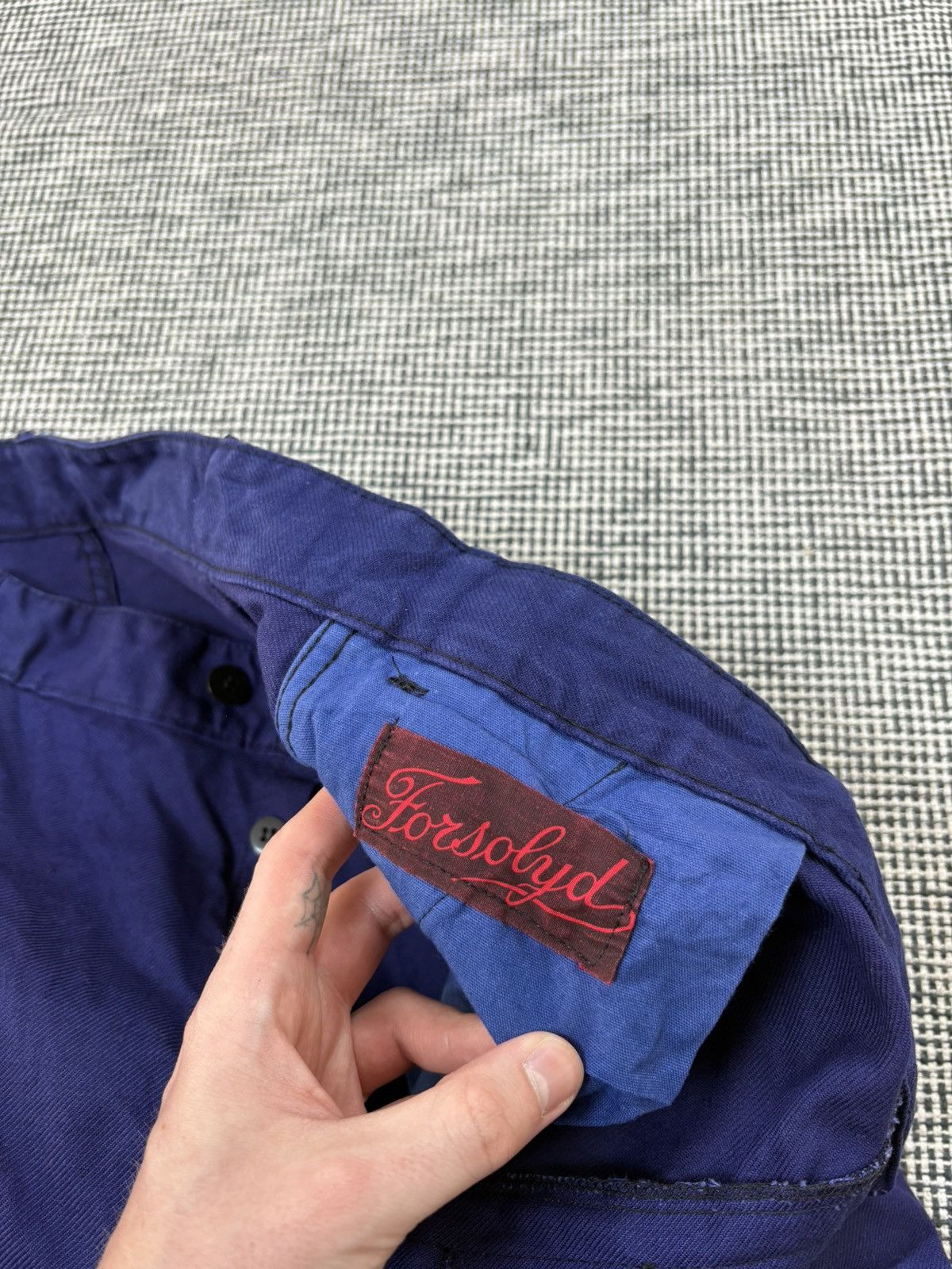 Le Laboureur 40s Forsolyd french chore pants workwear trousers sanfor Size US 35 - 4 Thumbnail