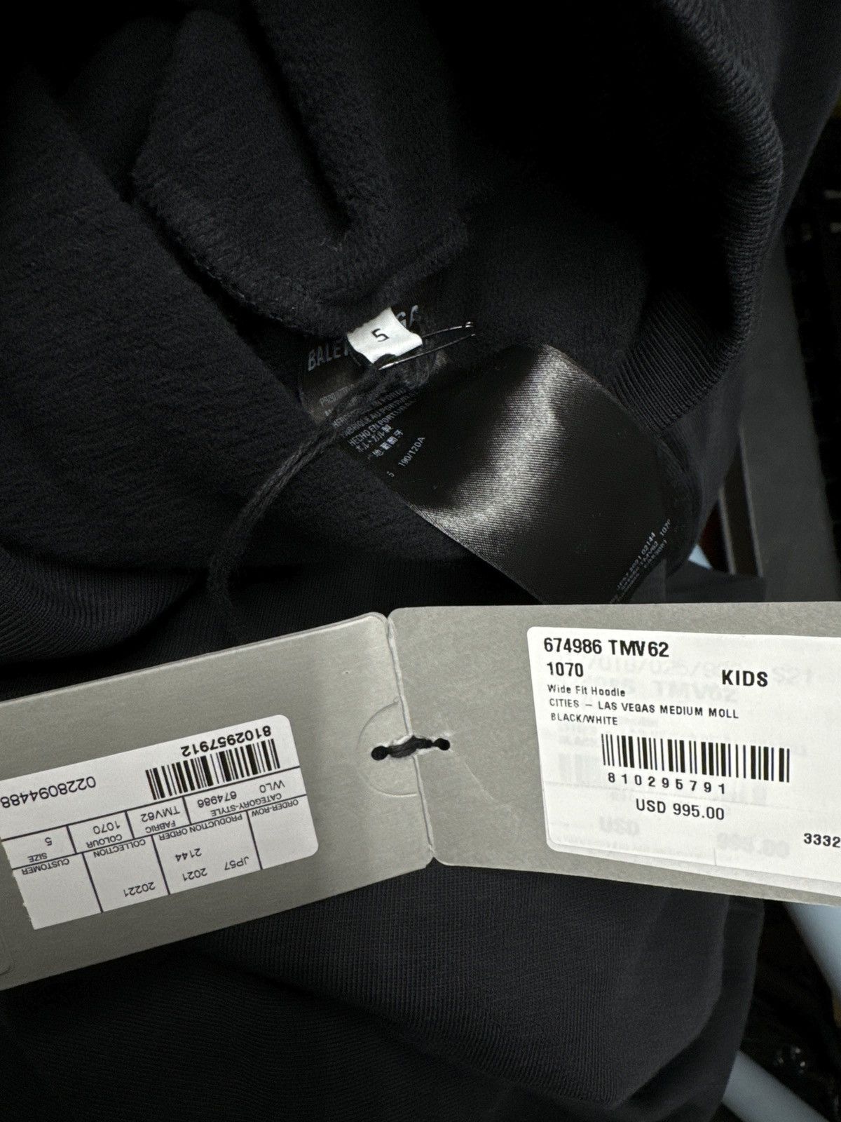 Balenciaga Balenciaga Cities Las Vegas Hoodie Size US XXL / EU 58 / 5 - 6 Thumbnail