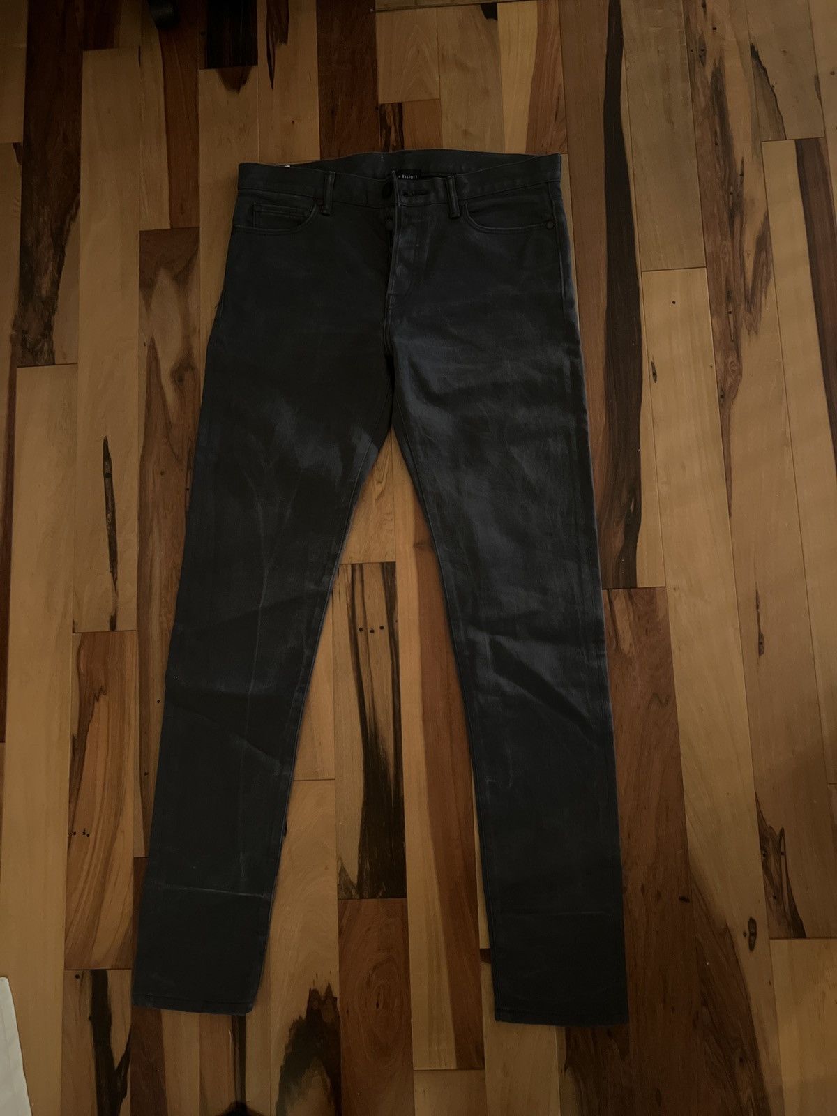 John Elliott John Elliot Waxed Denim Size US 31 - 1 Thumbnail