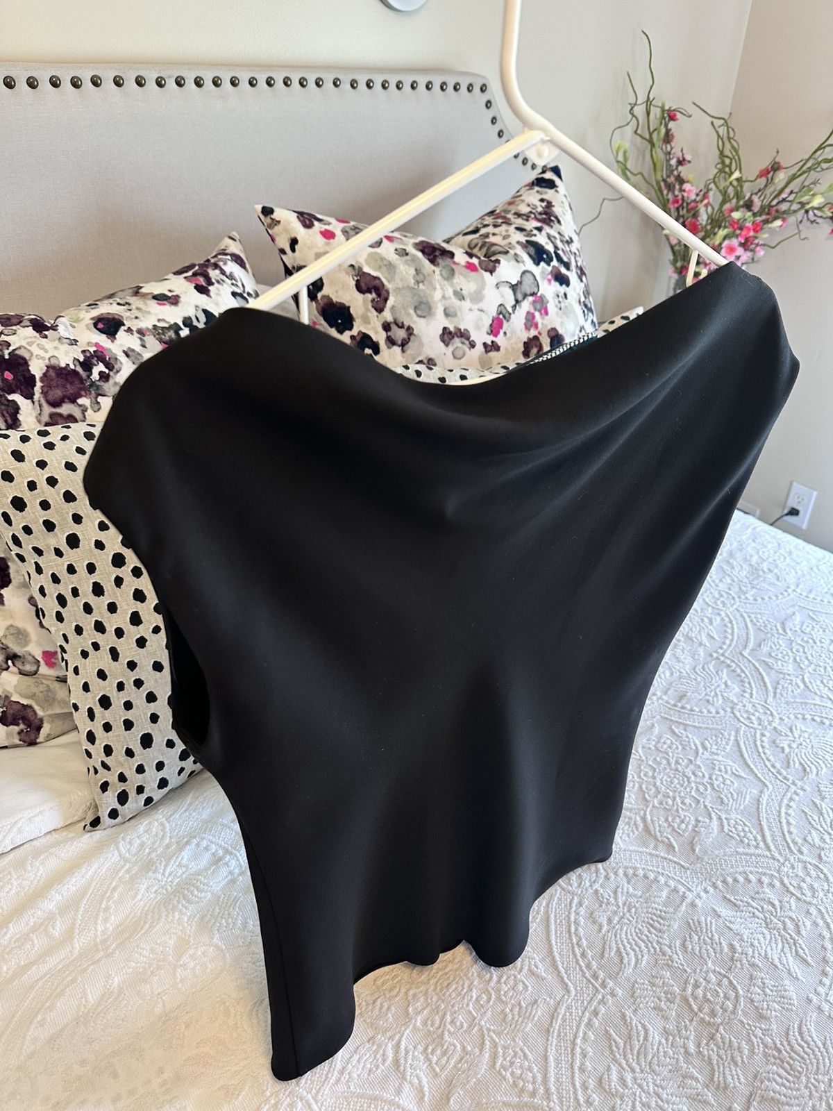 Theory NWT Theory Black Draped Boatneck Top Small Size S / US 4 / IT 40 - 5 Thumbnail