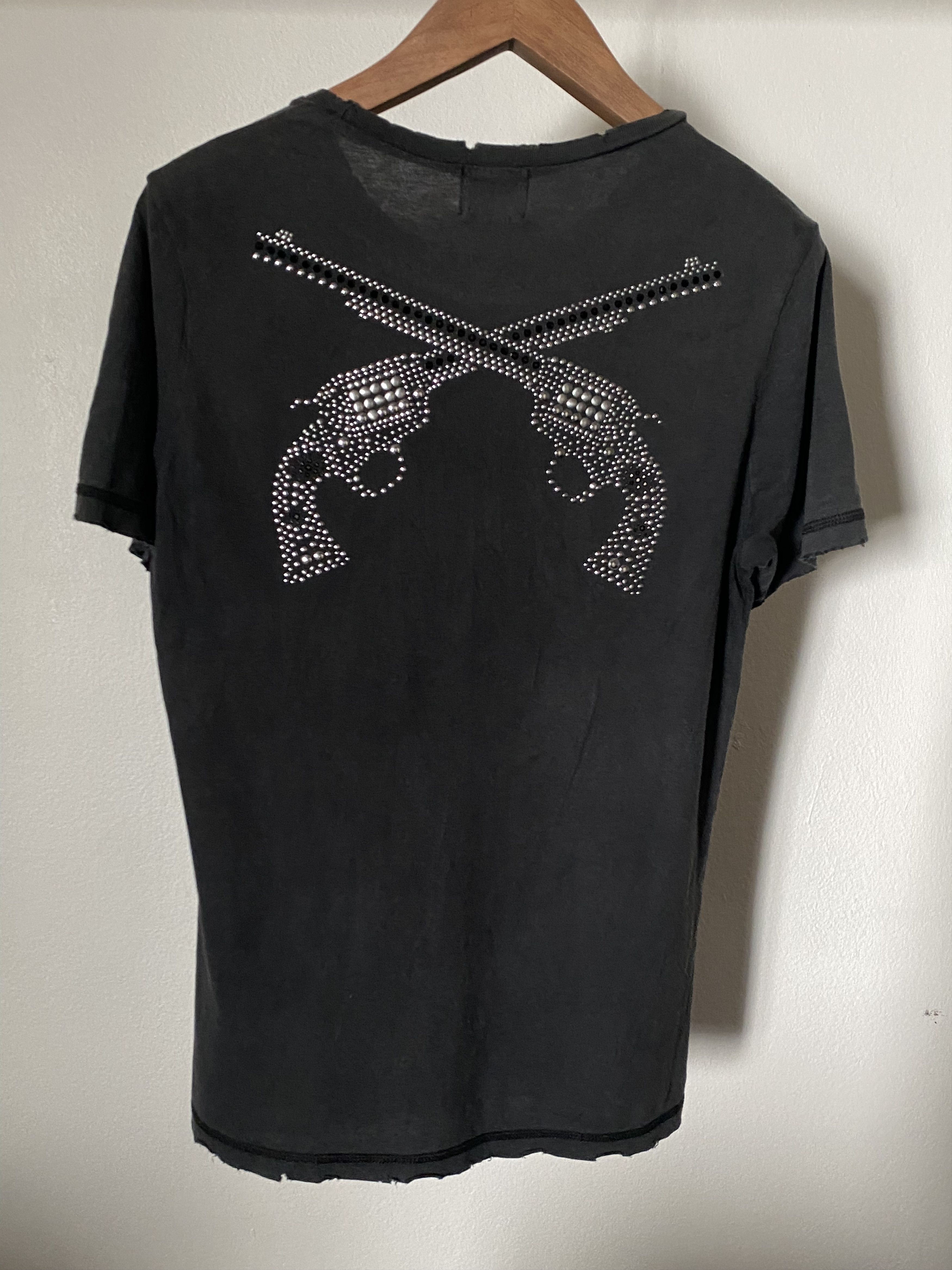 Roar Wash faded distressed with Rhine stone& Studed Size US M / EU 48-50 / 2 - 3 Thumbnail