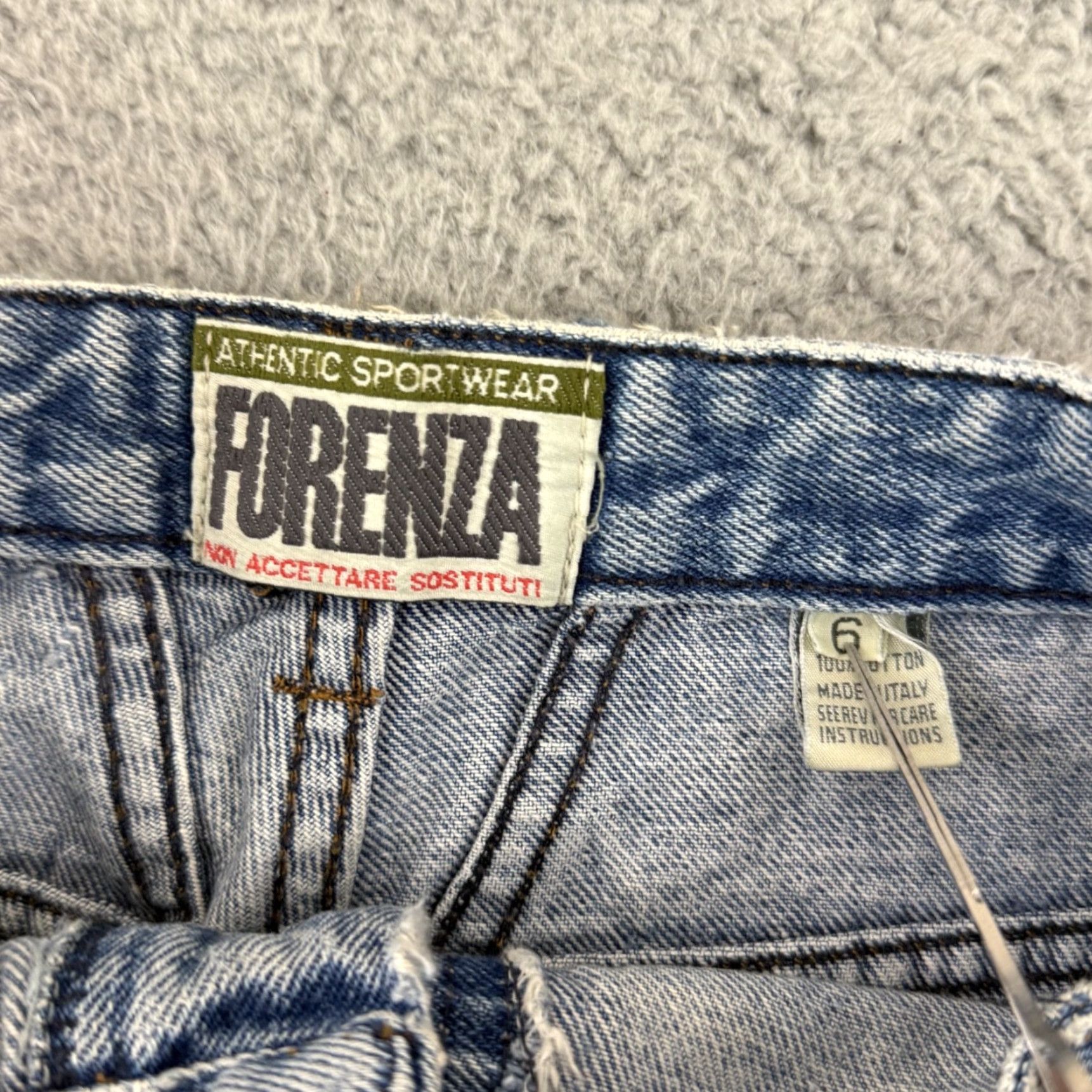 Vintage VINTAGE Forenza Jeans Womens 6 Blue High Waisted Mom 90s Tapered Denim 26x30 Zip Size 28" / US 6 / IT 42 - 4 Thumbnail