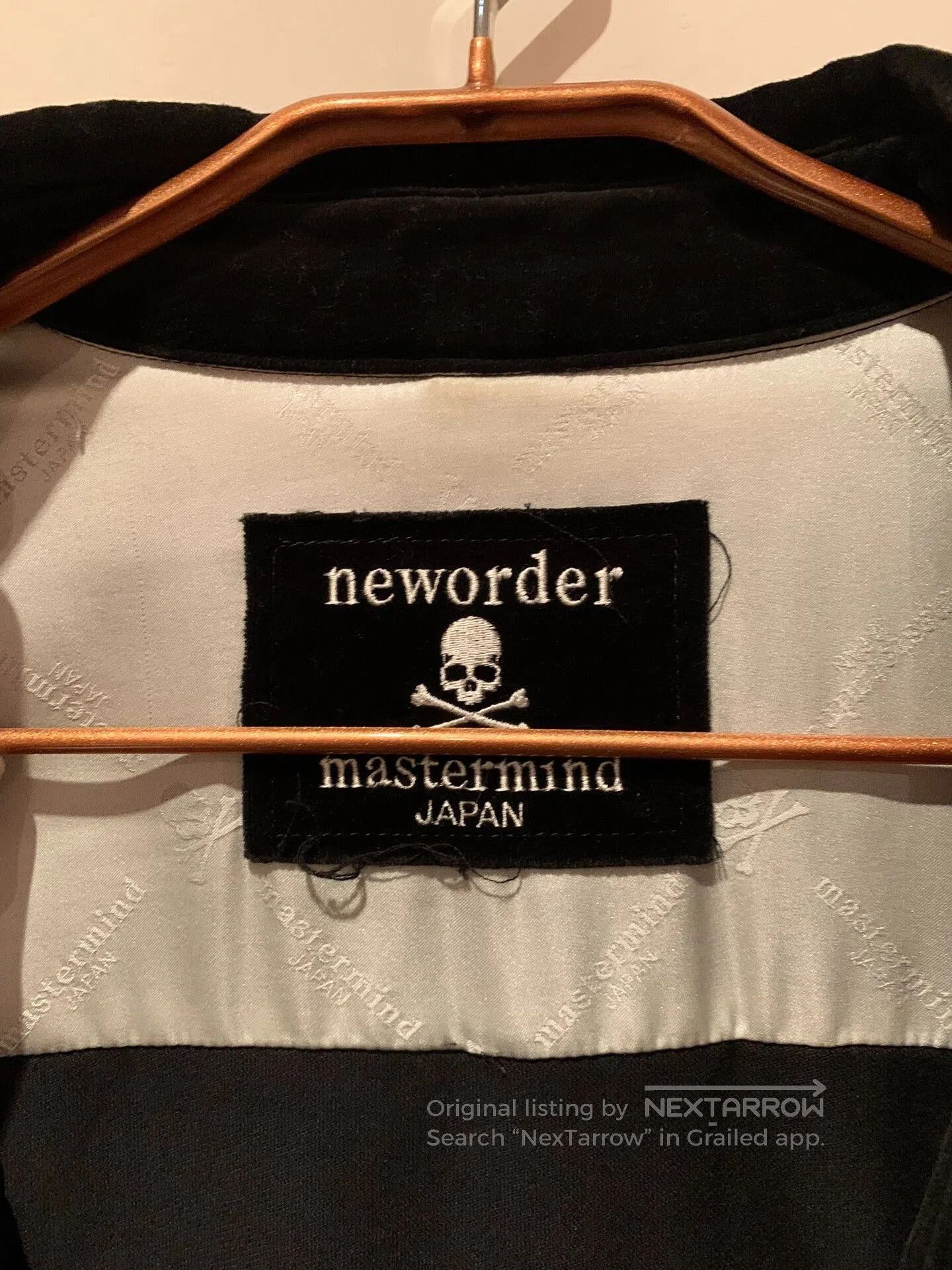 Mastermind Japan mastermind Japan black velvet skull shirt. Size US L / EU 52-54 / 3 - 4 Thumbnail