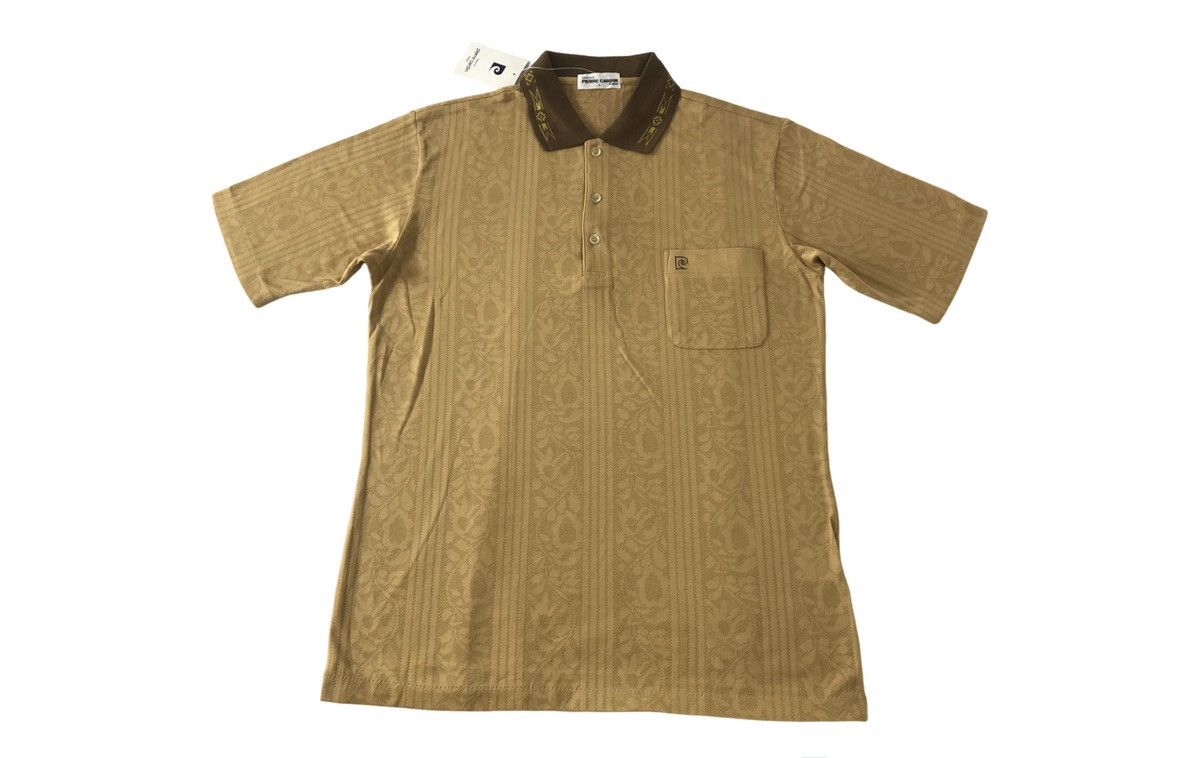 Pierre Cardin 90s Pierre Cardin Paris Tricot Single Pocket Polo Tee Size US M / EU 48-50 / 2 - 1 Thumbnail