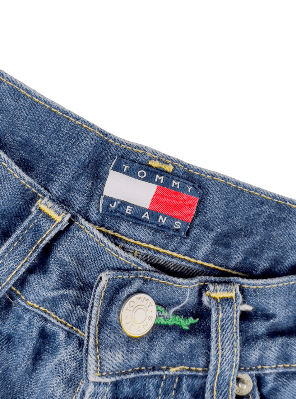 Tommy Hilfiger × Vintage Vintage Tommy Hilfiger Denim Shorts Size US 29 - 5 Thumbnail