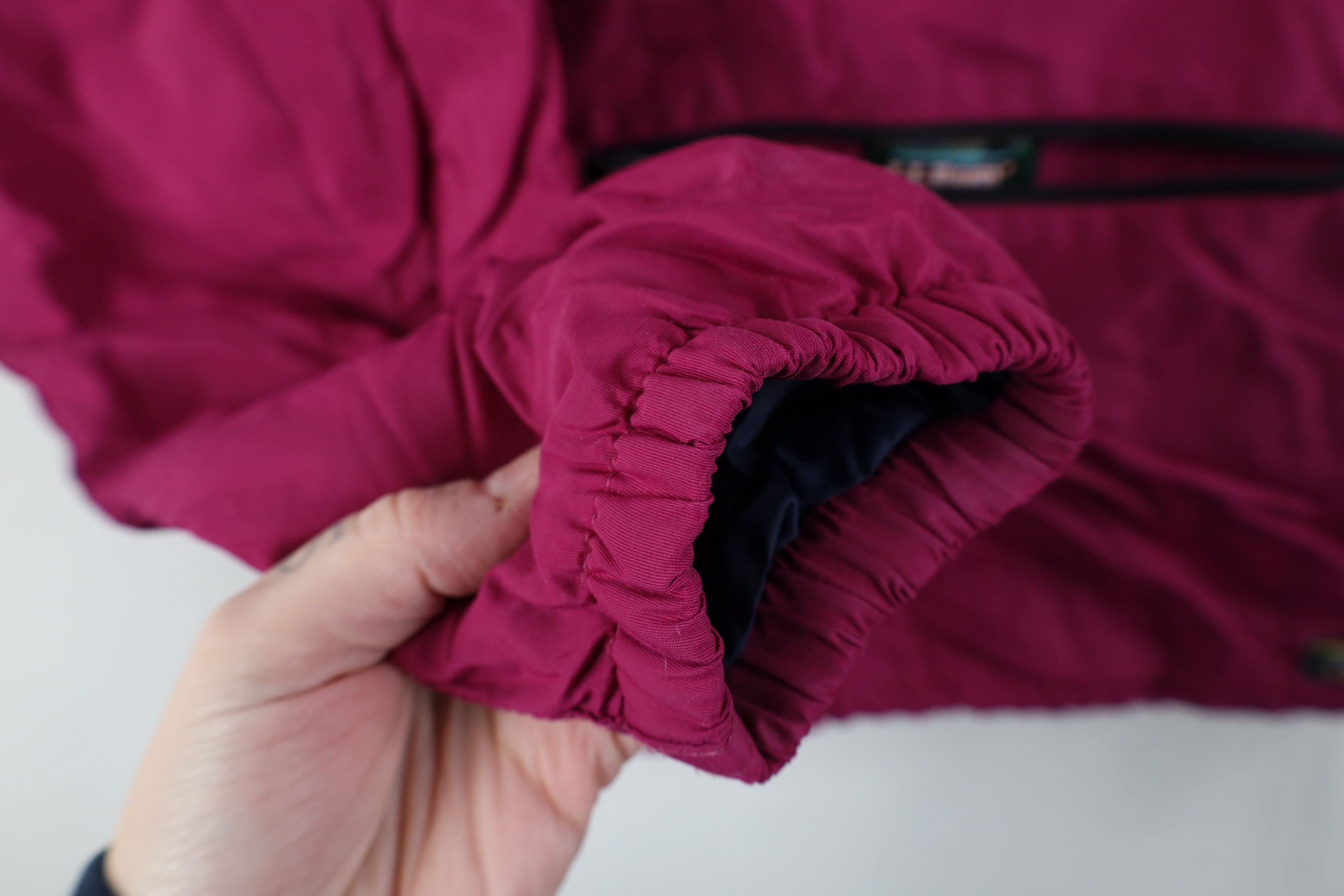 L.L. Bean Vintage 90s LL Bean Spell Hooded Packable Anorak Jacket Pink Size M / US 6-8 / IT 42-44 - 7 Thumbnail