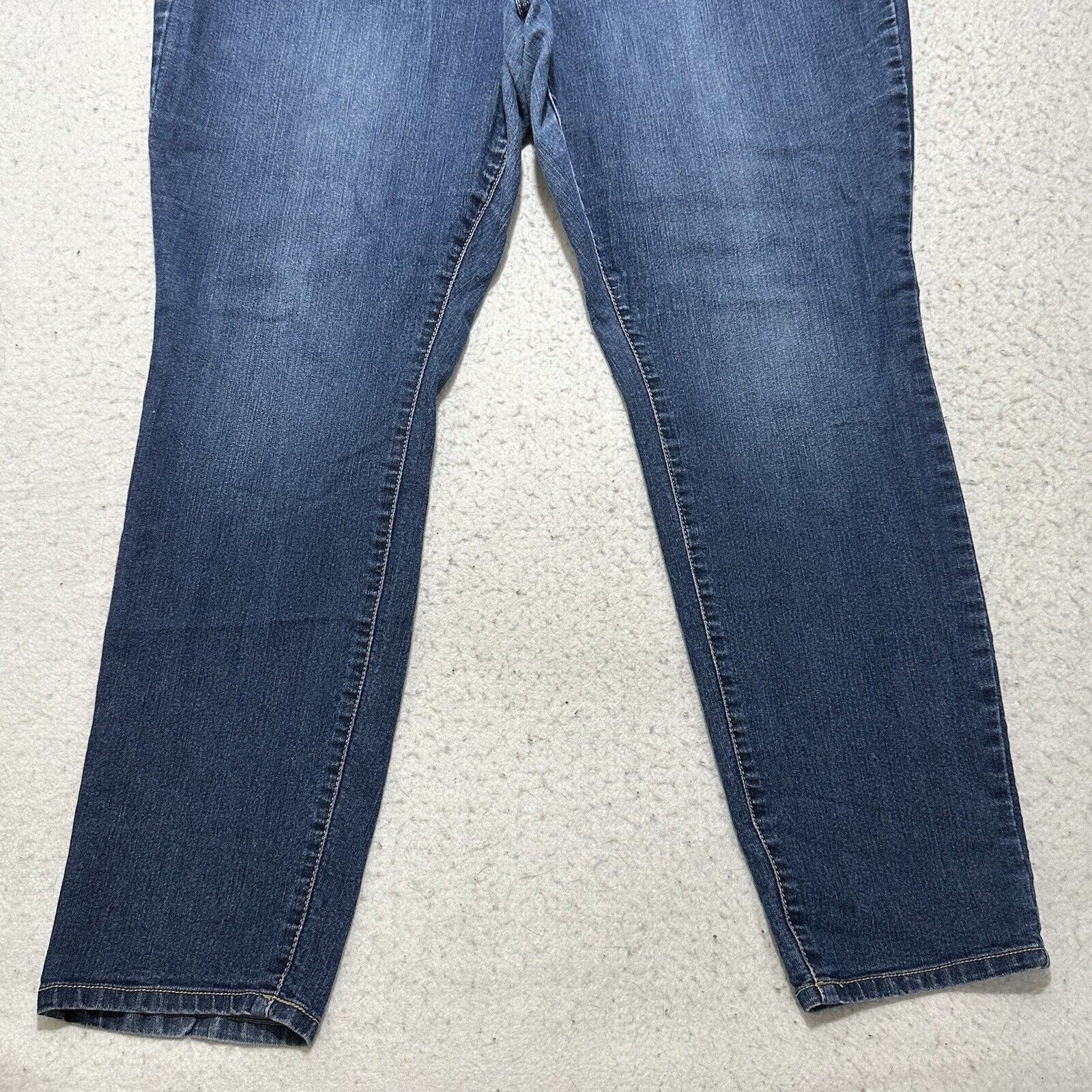 Other Torrid 20 Short Skinny Mid Rise Stretch Blue Jeans 40x28 Size 42" / US 20 - 4 Thumbnail