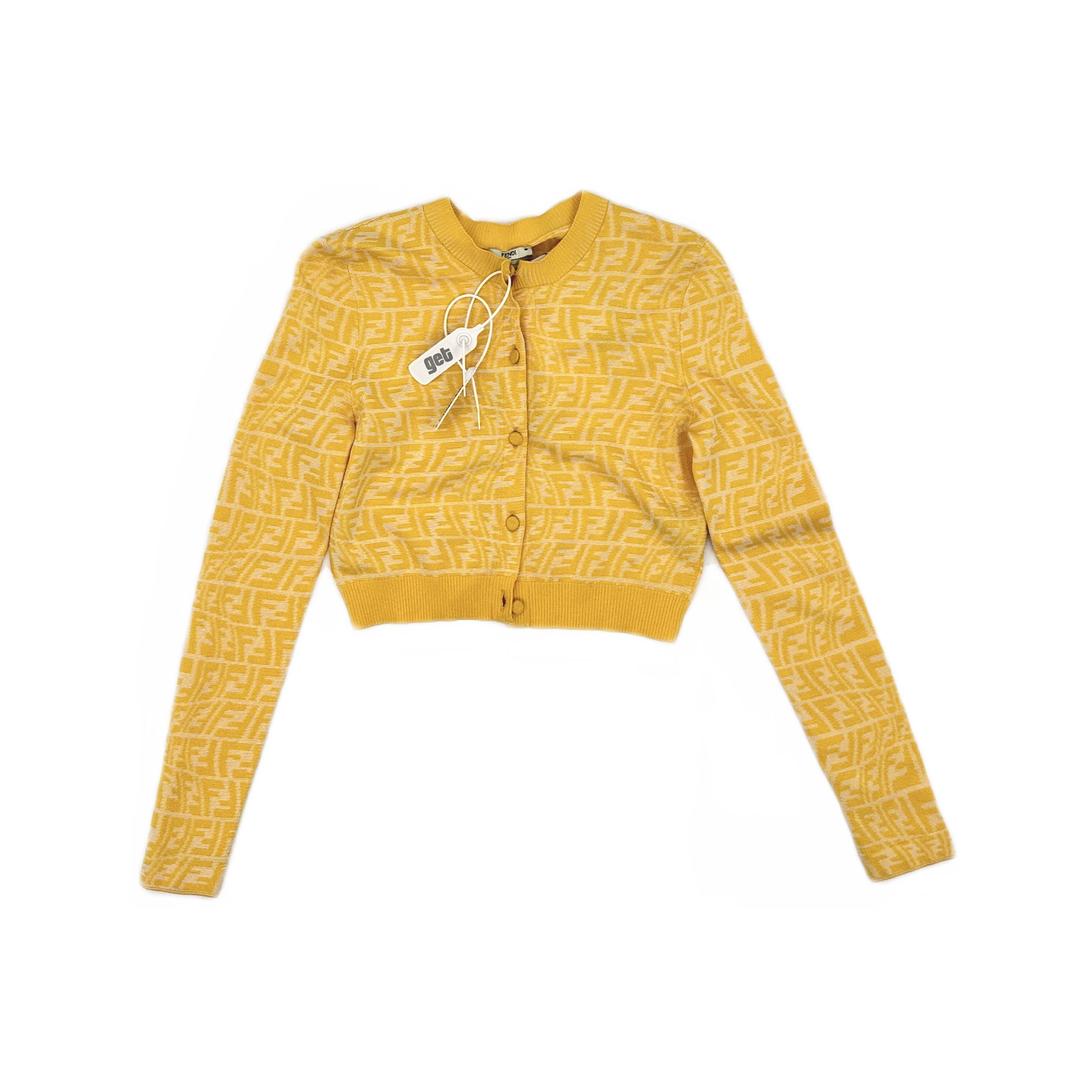 Fendi Fendi FF Logo Cardigan Size 38 Size XS / US 0-2 / IT 36-38 - 1 Thumbnail