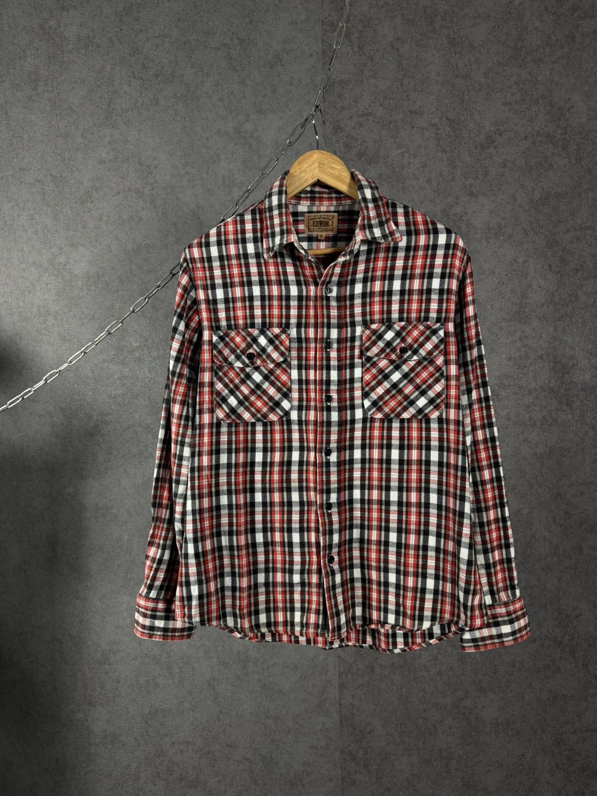 Edwin Edwin designer Ranch and Western flannel shirt Size US M / EU 48-50 / 2 - 1 Thumbnail