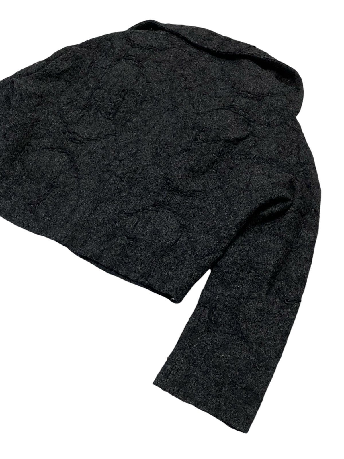 Yohji Yamamoto Yohji Yamamoto Y,s Embossed Pattern Wool Jacket Size M / US 6-8 / IT 42-44 - 18 Thumbnail