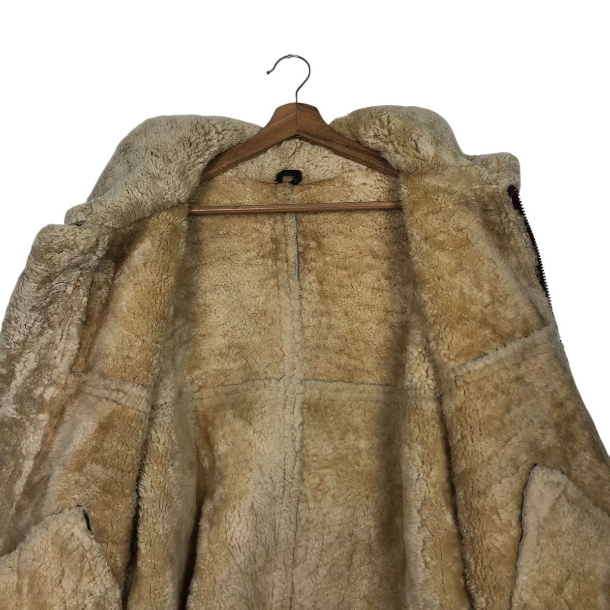Vintage Vintage Genuine Leather Jacket Shearling Zufolo Issey Miyake Size US L / EU 52-54 / 3 - 15 Thumbnail