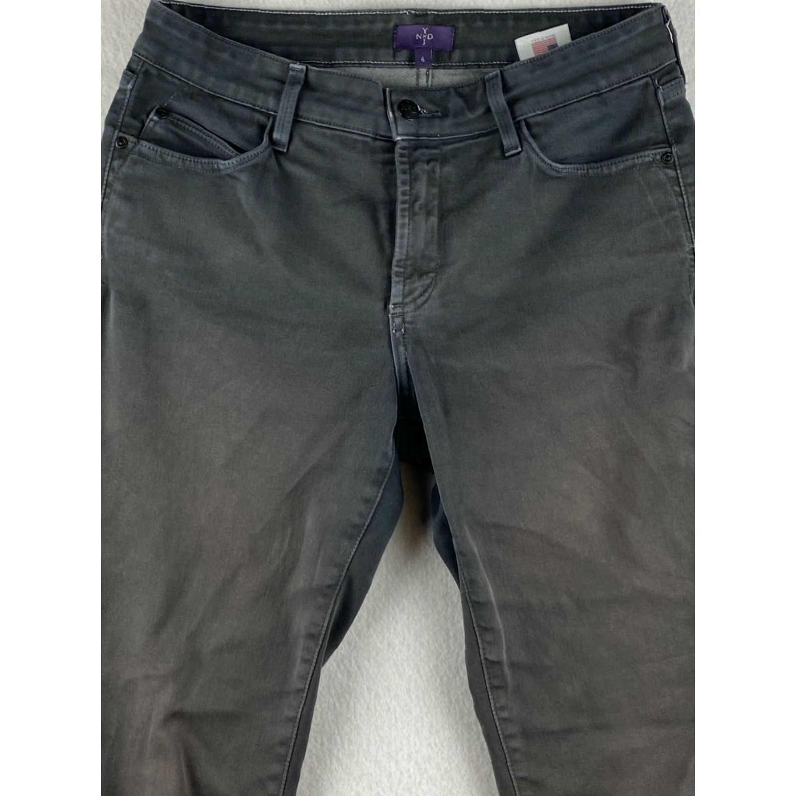 NYDJ NYDJ Not Your Daughters Jeans Black Ankle Legging 6 Denim Women Stretch Shaping 5-Pocket Modern Regular Jeans Womens Size 28" / US 6 / IT 42 - 2 Thumbnail