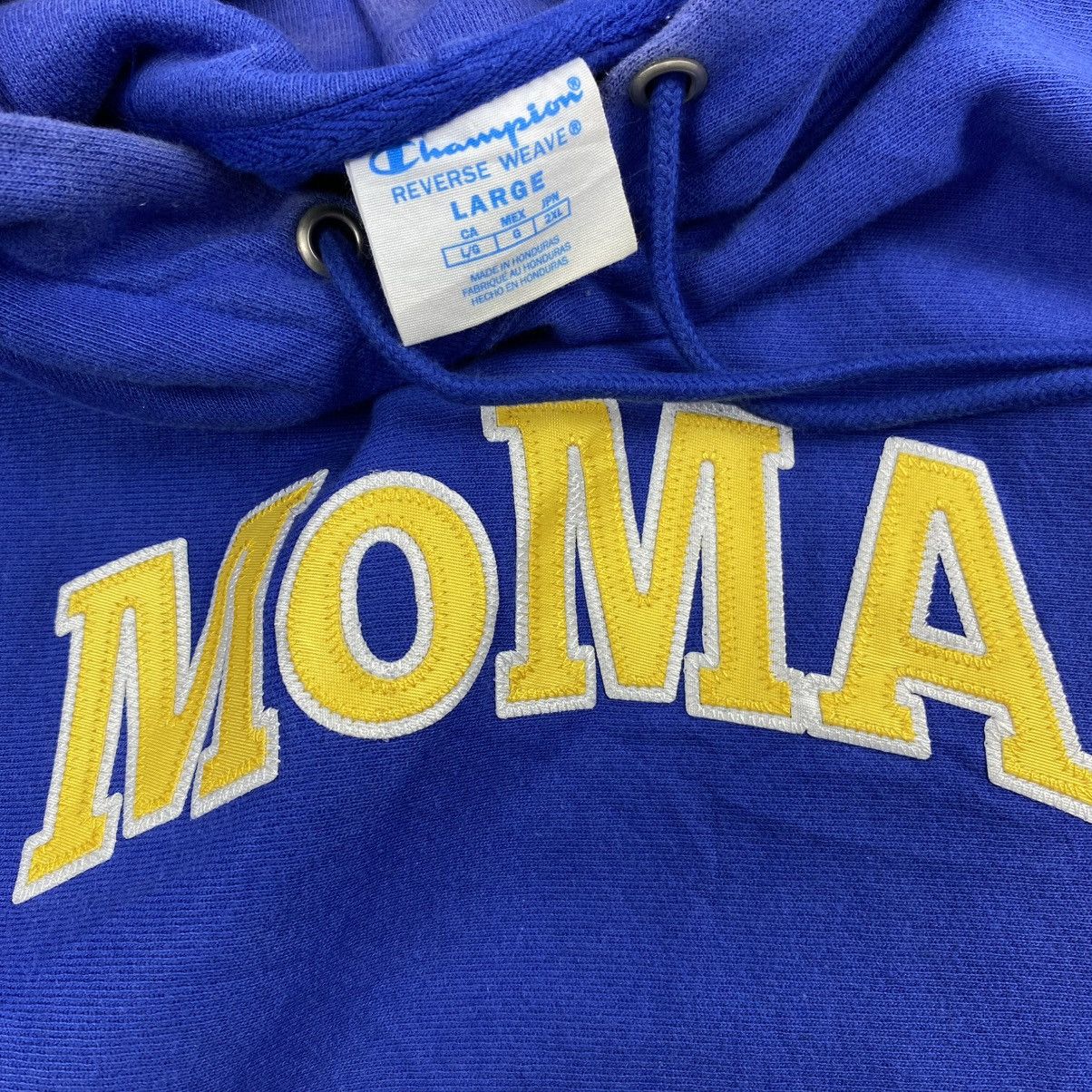 Champion × MoMA Moma Champion reverse weave hoodie blue Size US L / EU 52-54 / 3 - 3 Thumbnail