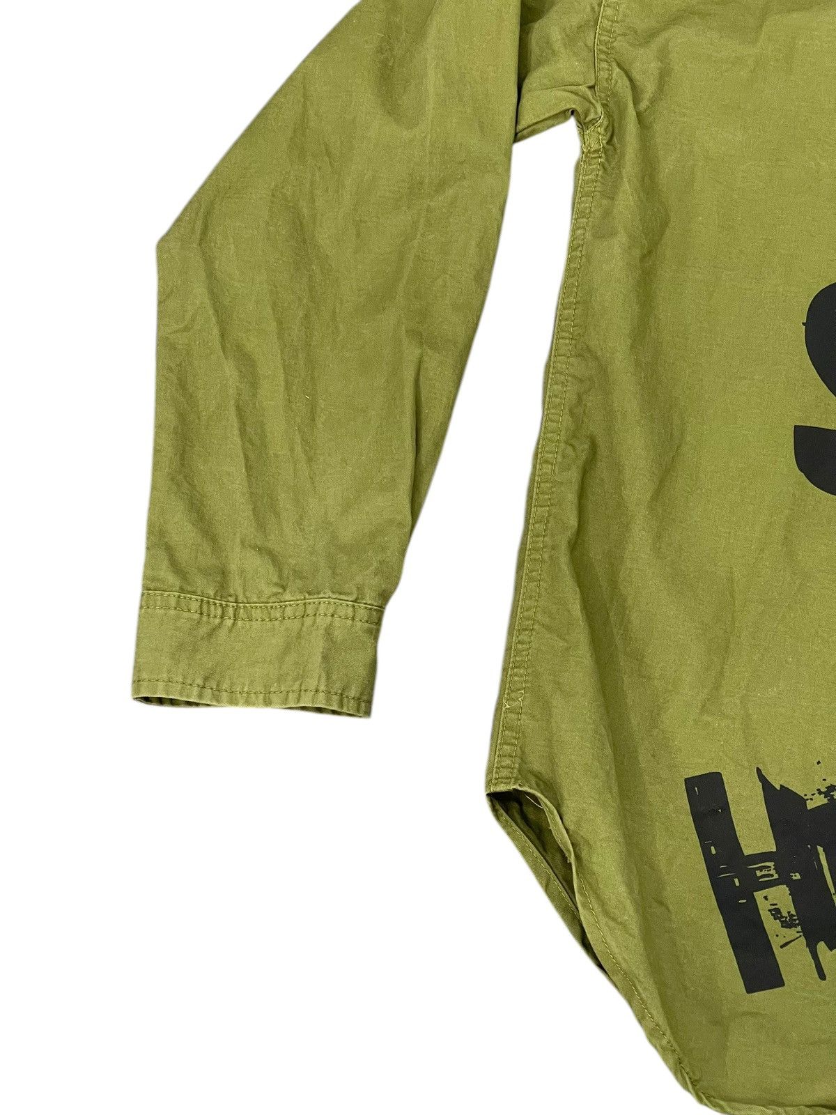 Japanese Brand Anarchy Bike Star Military Poem Shirt 6🟩7 Size US XL / EU 56 / 4 - 10 Thumbnail