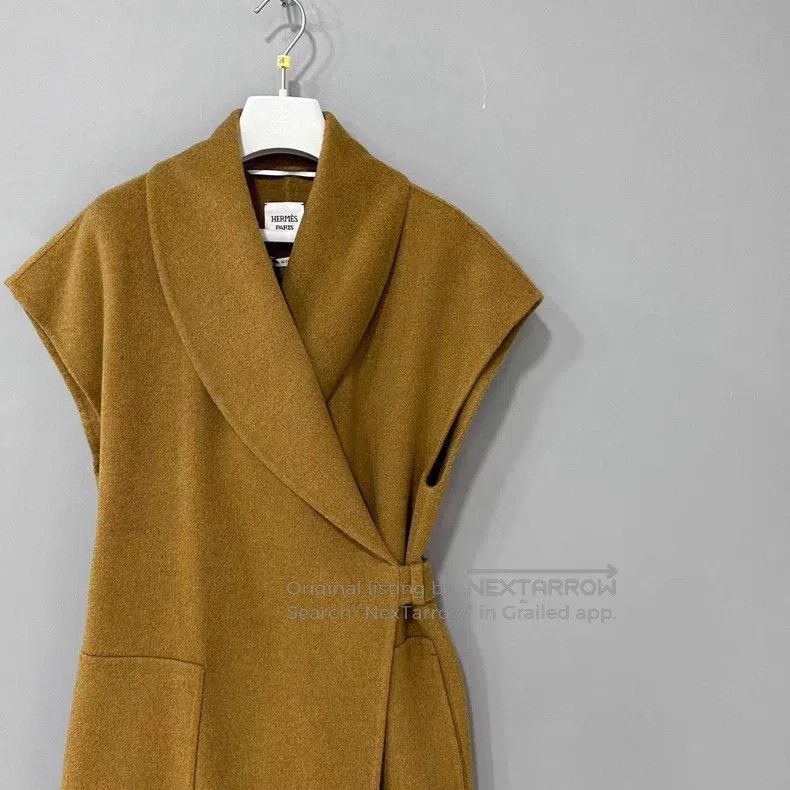 Hermes Hermes Mahogany Cashmere Coat Size XS / US 0-2 / IT 36-38 - 2 Thumbnail