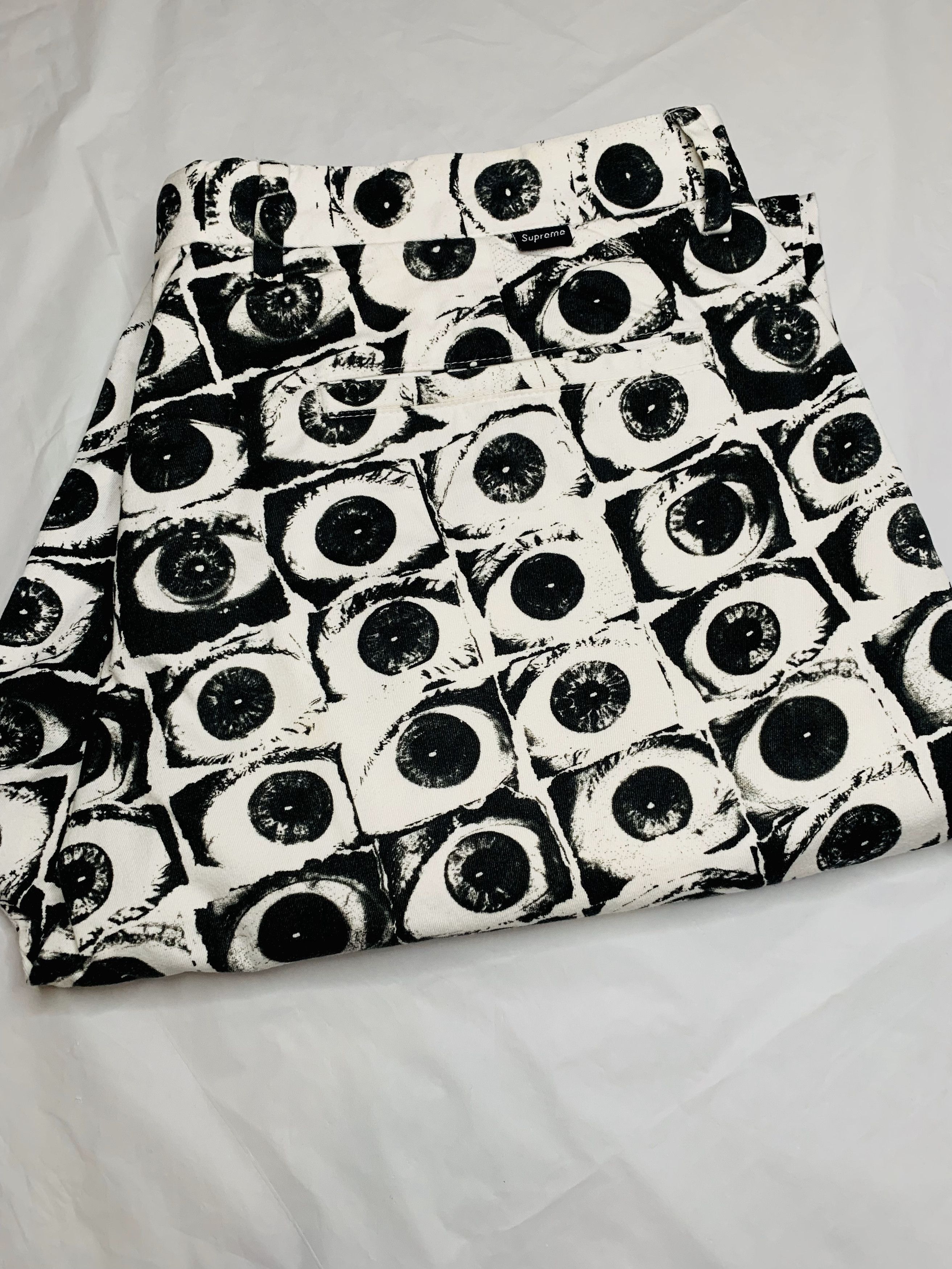 Supreme Supreme SS17 CDG Eyes Trousers (32) Size US 32 / EU 48 - 8 Thumbnail