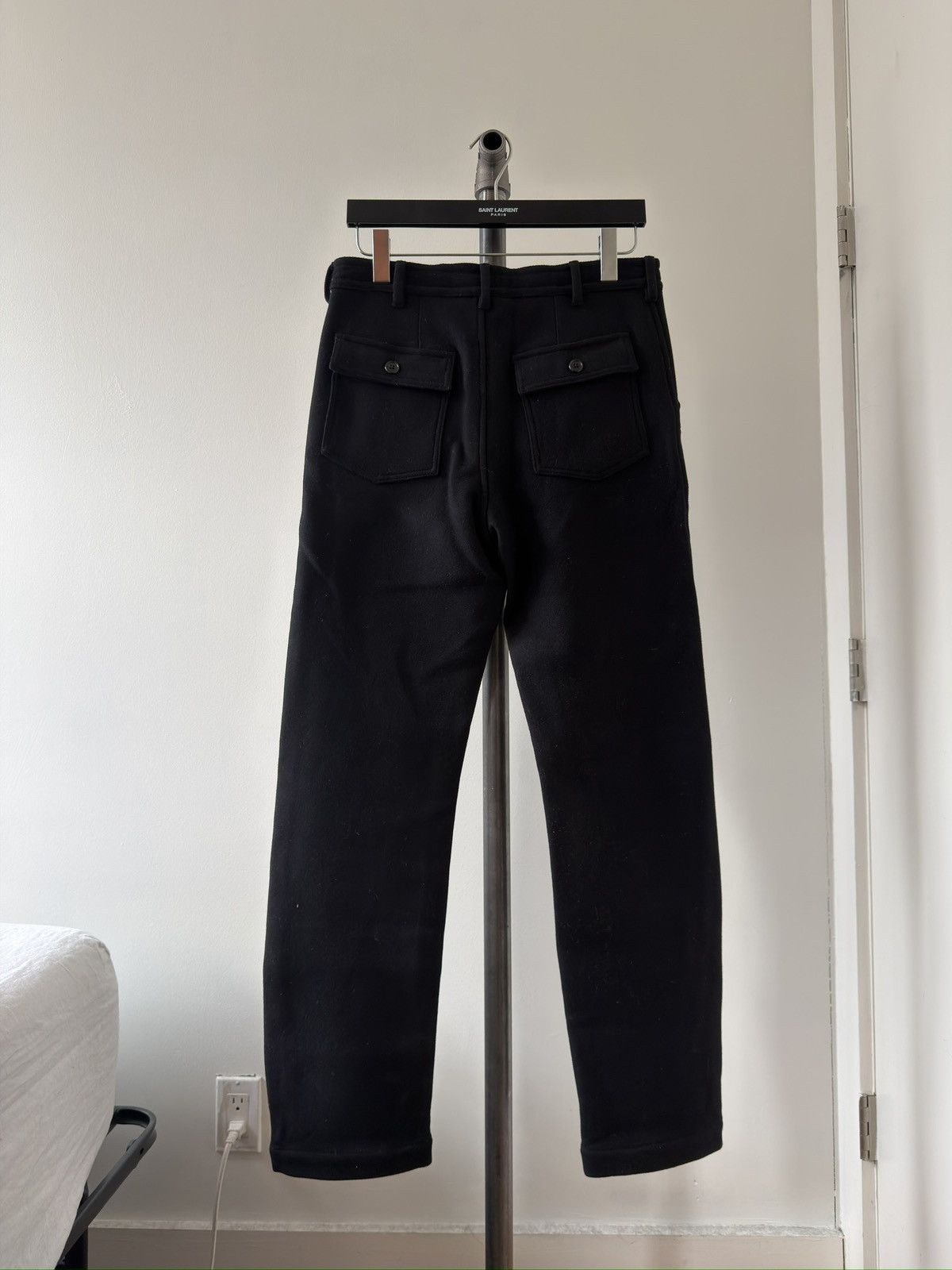 Ann Demeulemeester Drawstring Slim Wool Trousers Size US 28 / EU 44 - 2 Thumbnail