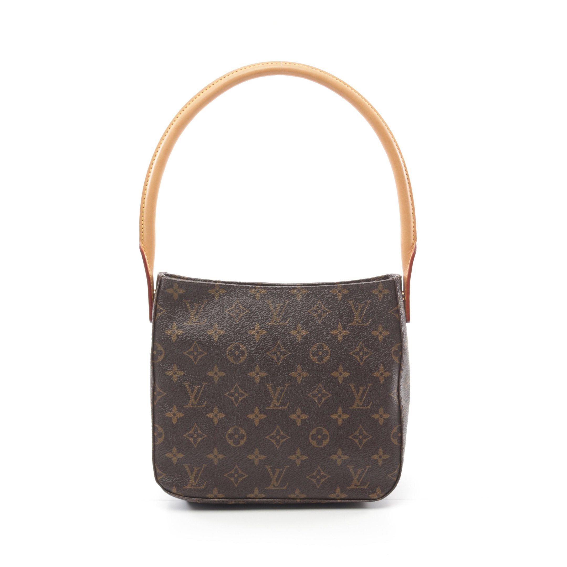 Louis Vuitton Louis Vuitton Looping Mm Monogram Shoulder Bag Leather Brown Size ONE SIZE - 1 Thumbnail