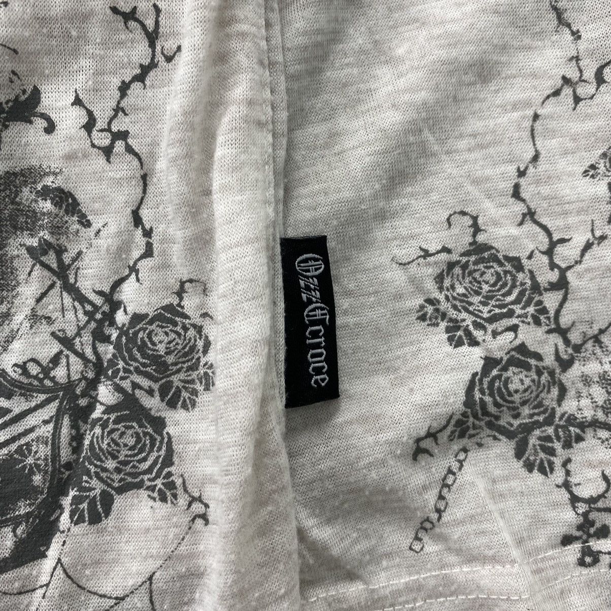 Japanese Brand 2000s OzzCroce Cross Skull Lgb Kmrii Ifsixwasnine Fur Hoodie Size US L / EU 52-54 / 3 - 9 Thumbnail