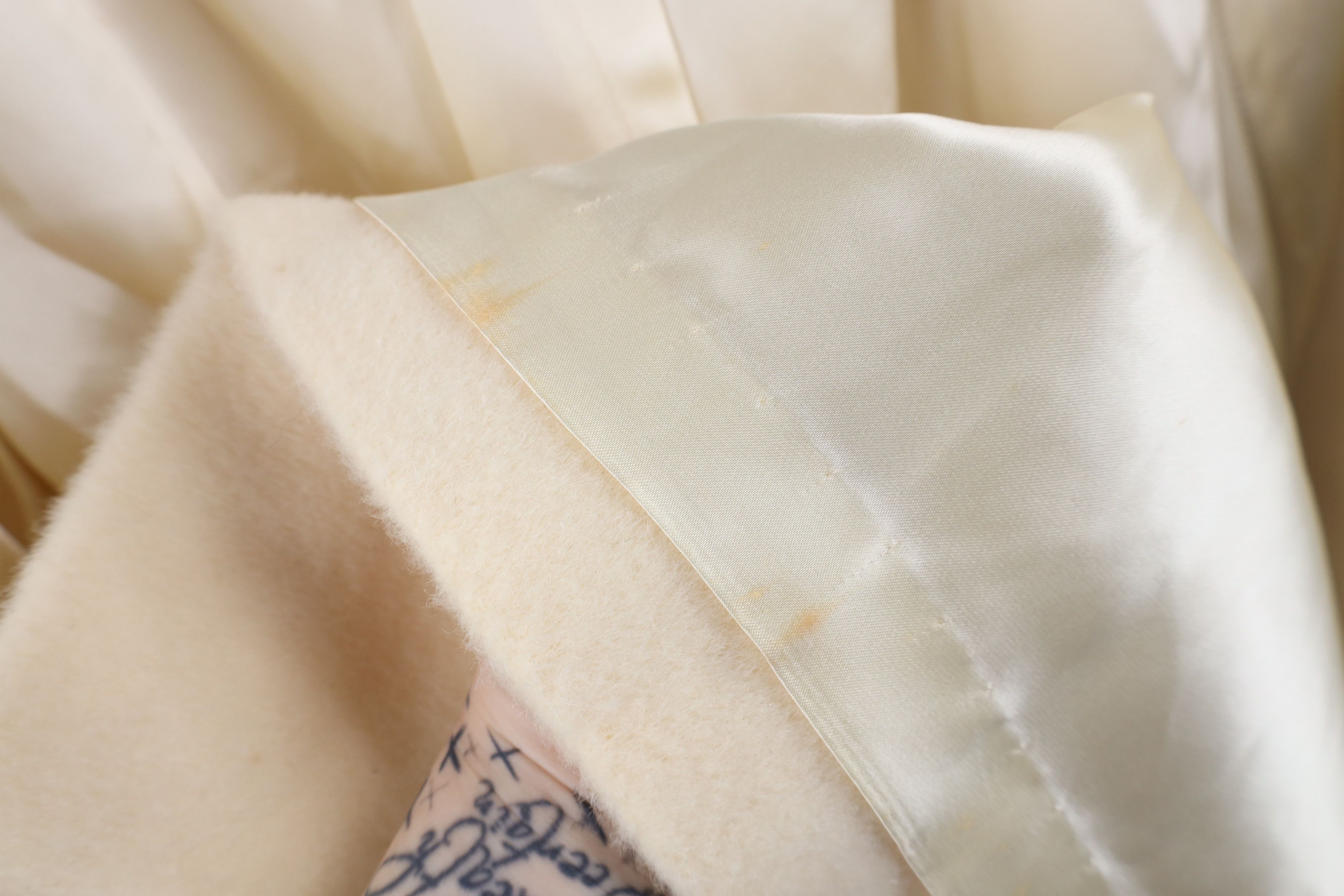 Pendleton × Vintage Vintage 70s Pendleton Wool Trench Coat Jacket Cream USA Size L / US 10 / IT 46 - 14 Thumbnail