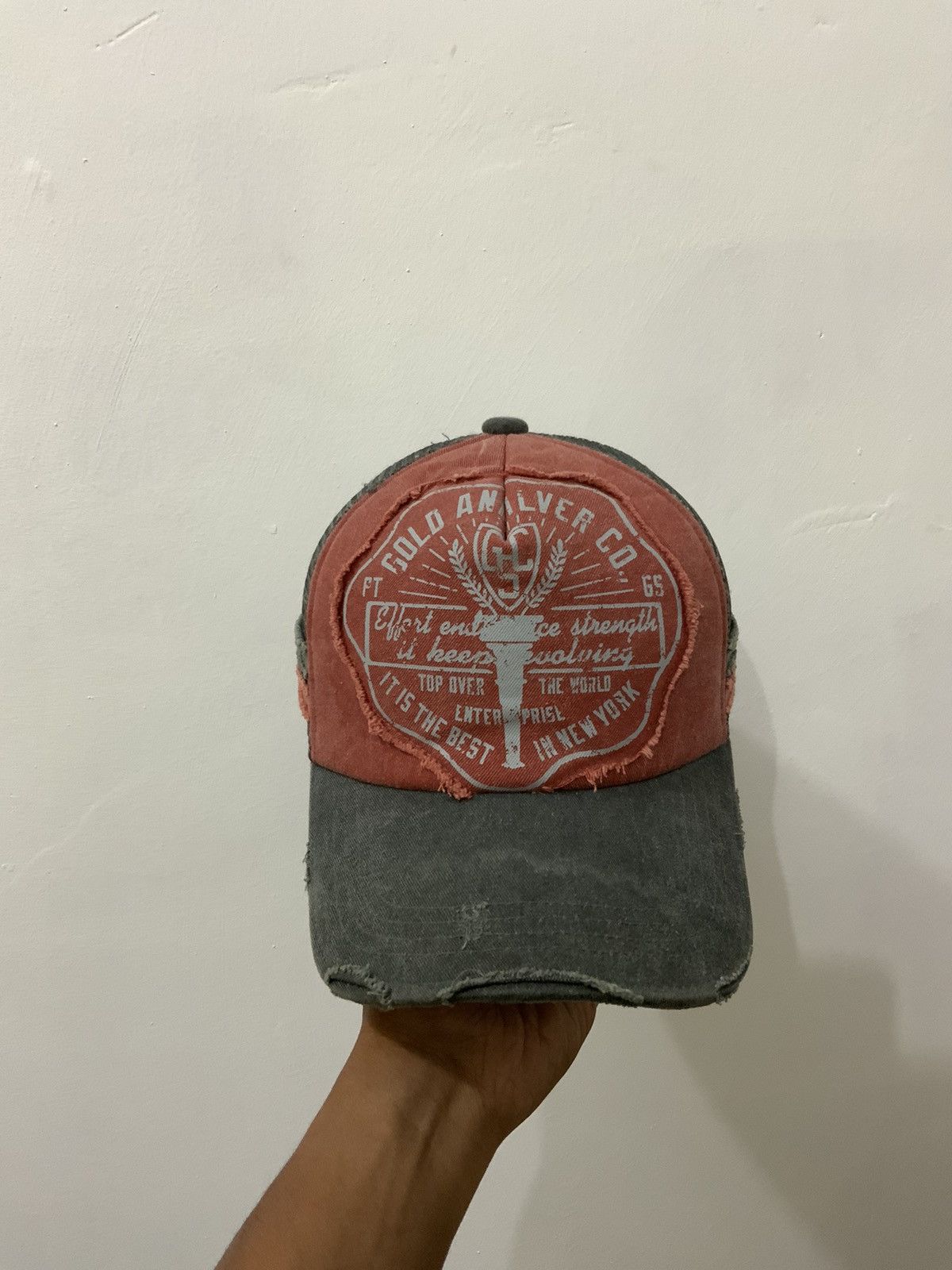 If Six Was Nine Gold & Silver KMRii Style Trucker Hat Size ONE SIZE - 5 Thumbnail