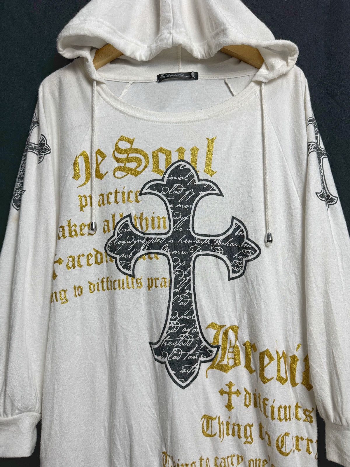 Hysteric Glamour × If Six Was Nine × Japanese Brand Crosses Poem Skull Lepoint Devue Size US L / EU 52-54 / 3 - 3 Thumbnail