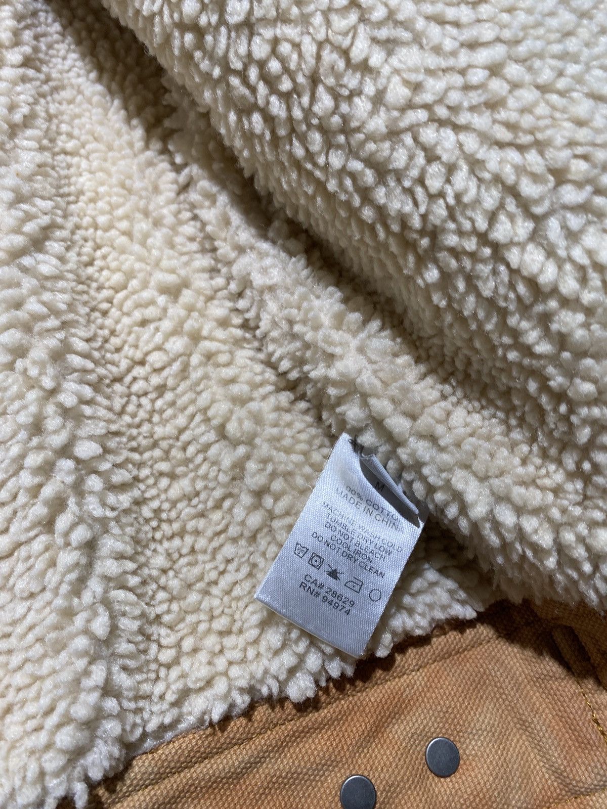 Stussy Stussy Shearling Dyed Trucker Jacket 'Brown' Size US M / EU 48-50 / 2 - 5 Thumbnail
