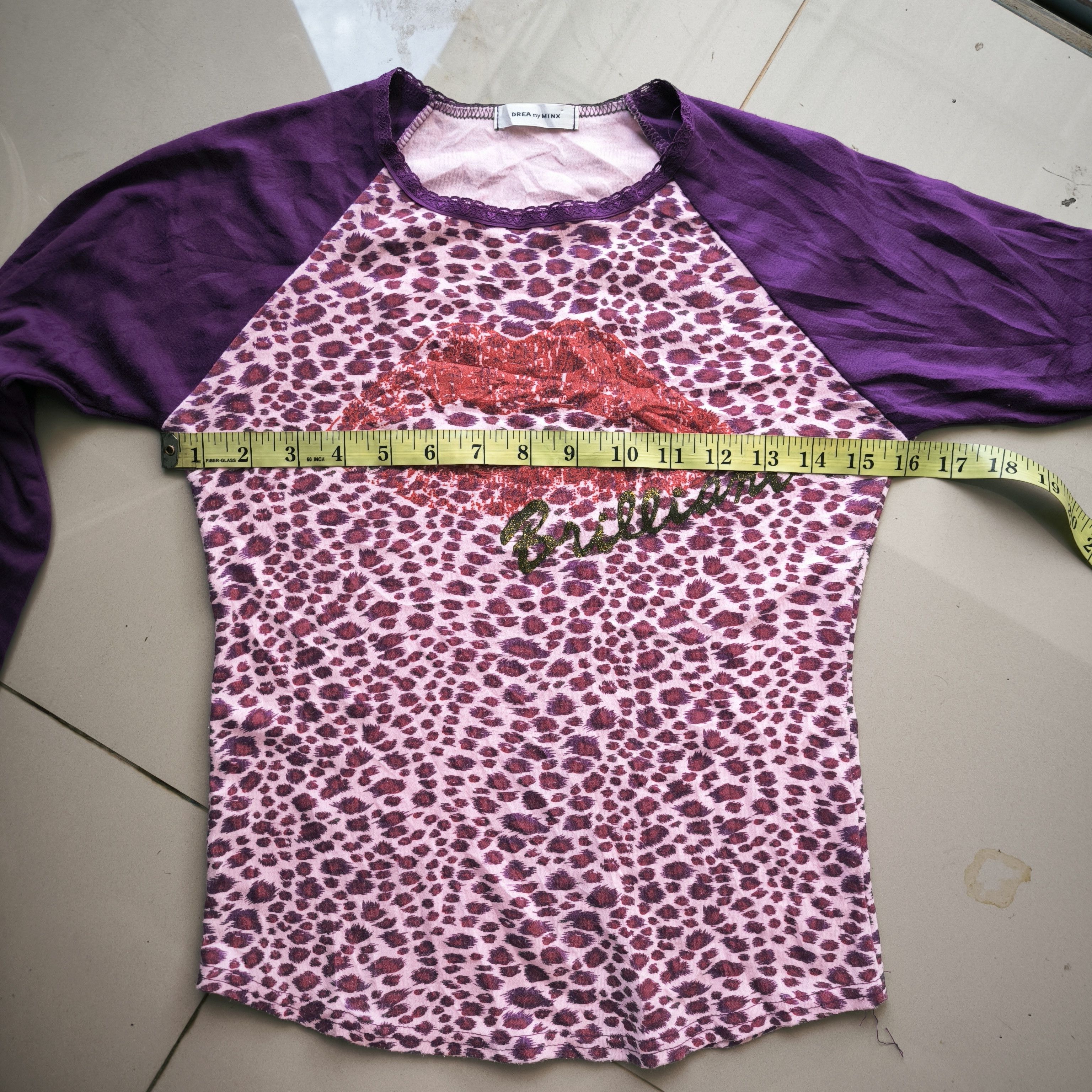 Japanese Brand × Vintage Y2K style leopard longsleeve tshirt Size M / US 6-8 / IT 42-44 - 3 Thumbnail