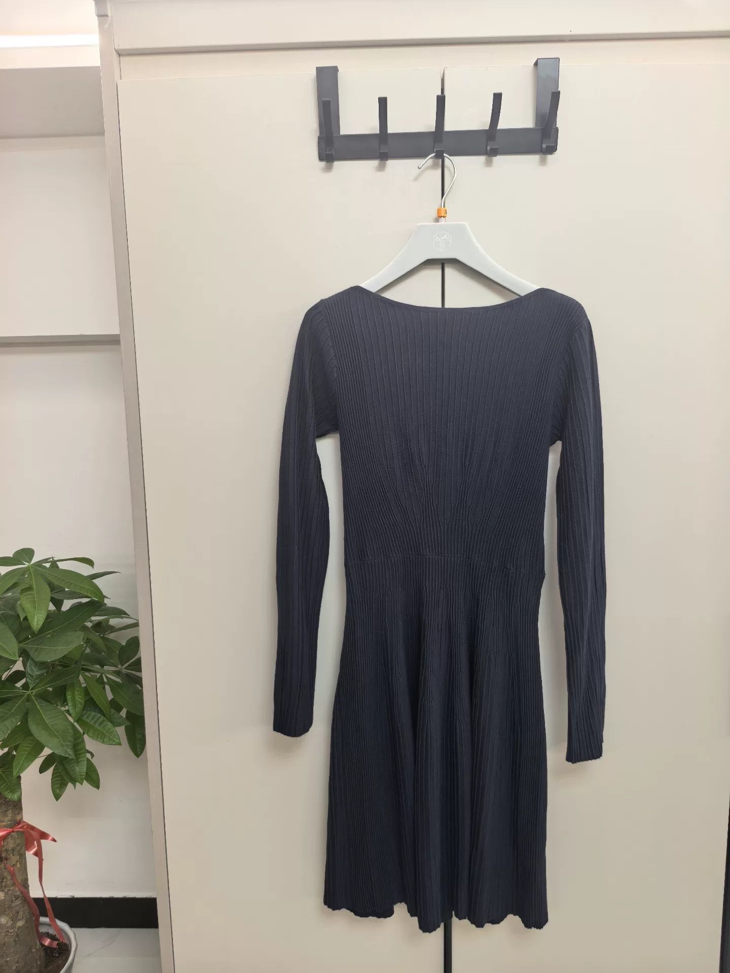 Emporio Armani Emporio Armani Blue Knit Dress Size M / US 6-8 / IT 42-44 - 1 Thumbnail
