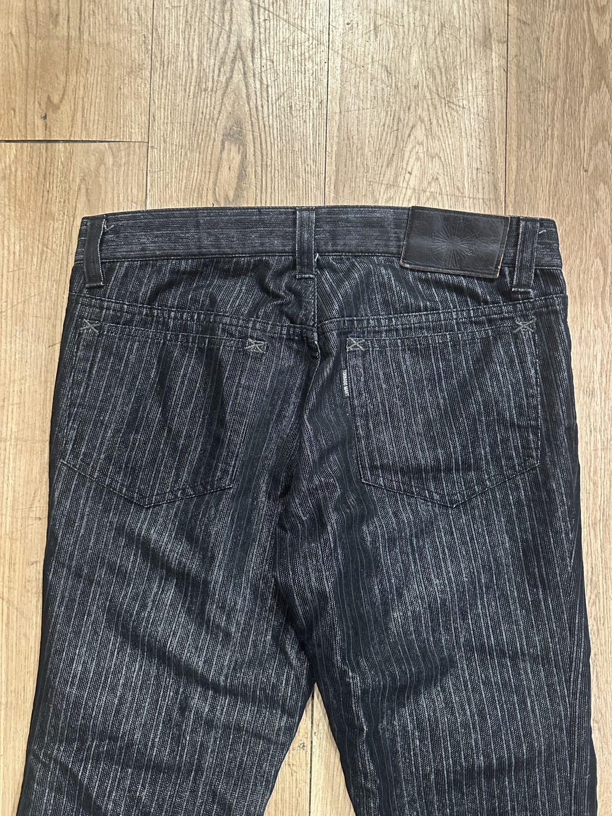 Tornado Mart Tornado Mart Striped Shine Denim Size US 30 / EU 46 - 6 Thumbnail