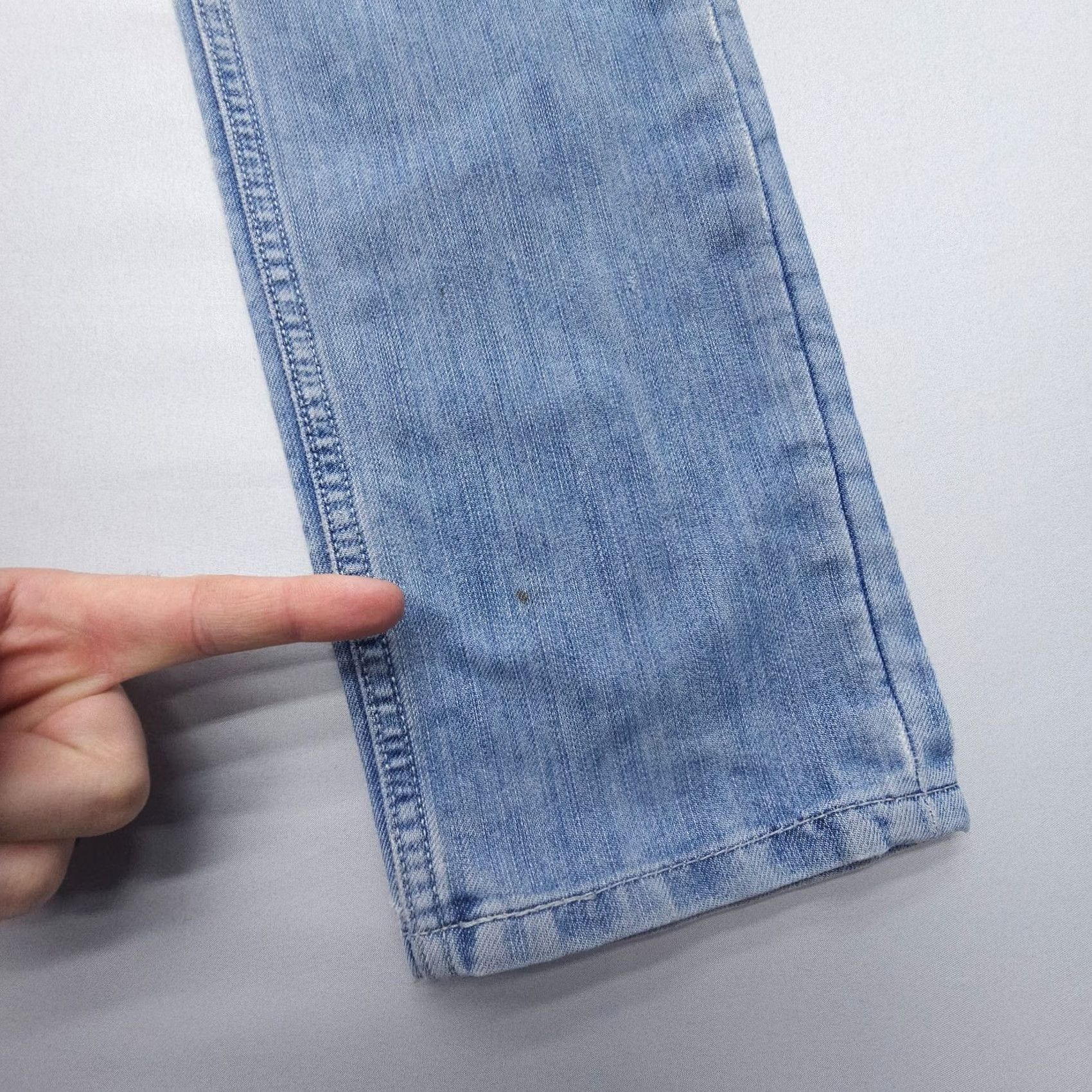Levi's Levi's 511 Skinny Fit Jeans Mens 28 x 32 Denim Light Blue Distressed 5-Pocket Logo Size US 28 / EU 44 - 3 Thumbnail