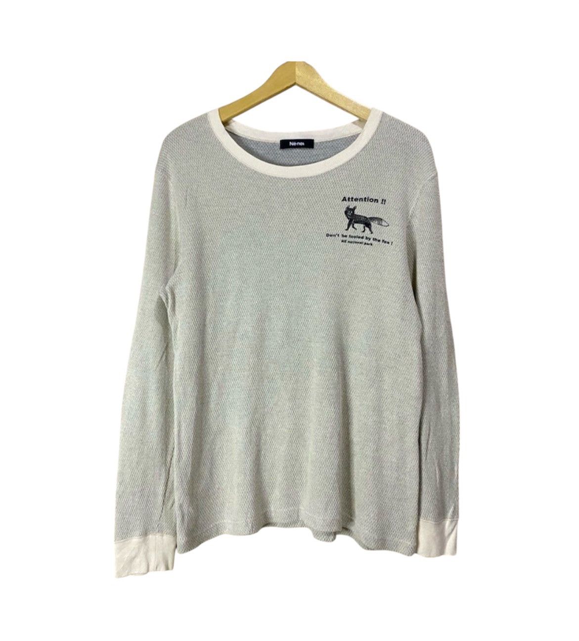 Issey Miyake × Japanese Brand × Ne-Net Ne-Net Issey Miyake Cat Sweater Size US L / EU 52-54 / 3 - 1 Thumbnail